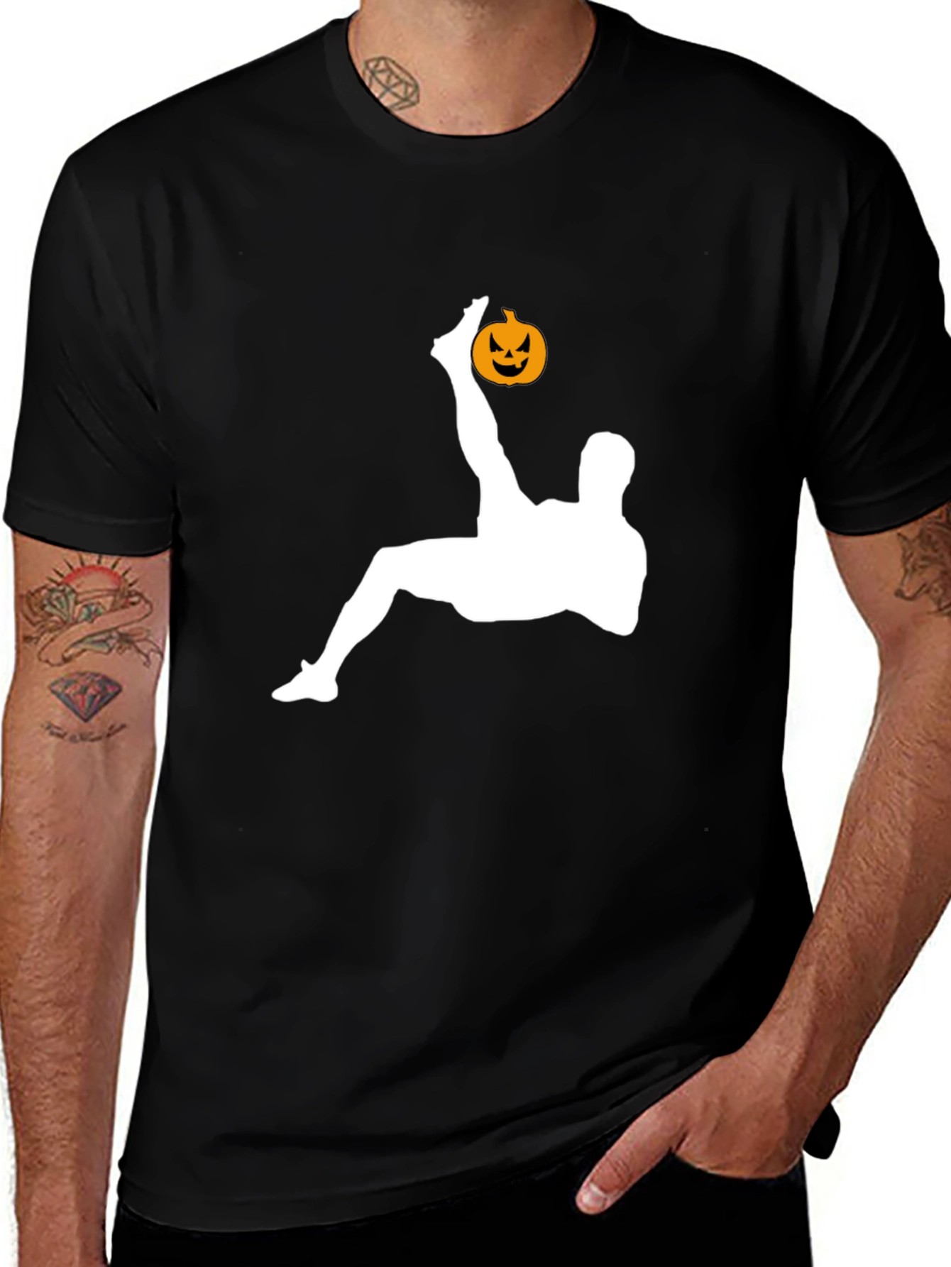 Variant 25 of Halloween Soccer T-Shirt - Spooky Kick