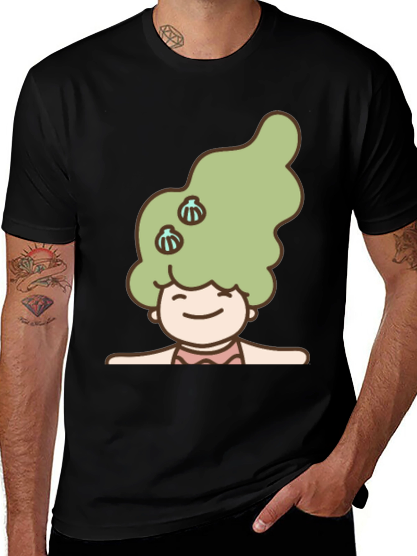 Variant 11 of Whimsical Cartoon Character Graphic Tee