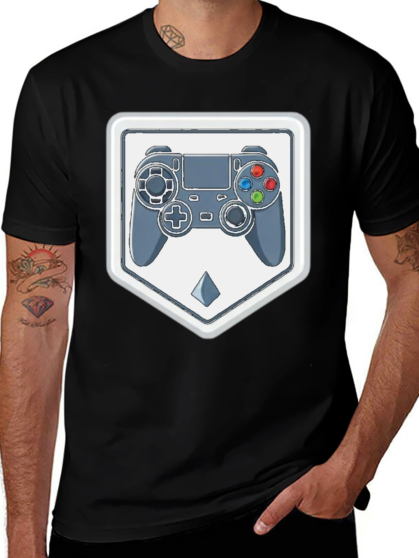 Variant 15 of Gaming Controller Graphic T-Shirt