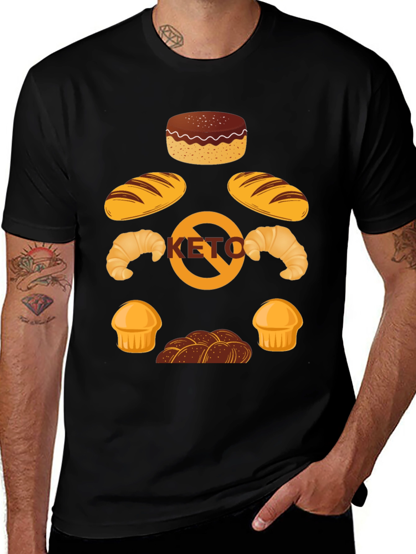 Variant 18 of Keto Diet No Bread T-Shirt