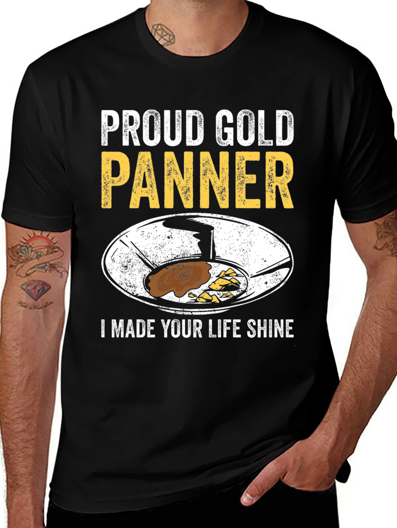 Variant 5 of Proud Gold Panner T-Shirt - Prospecting Apparel