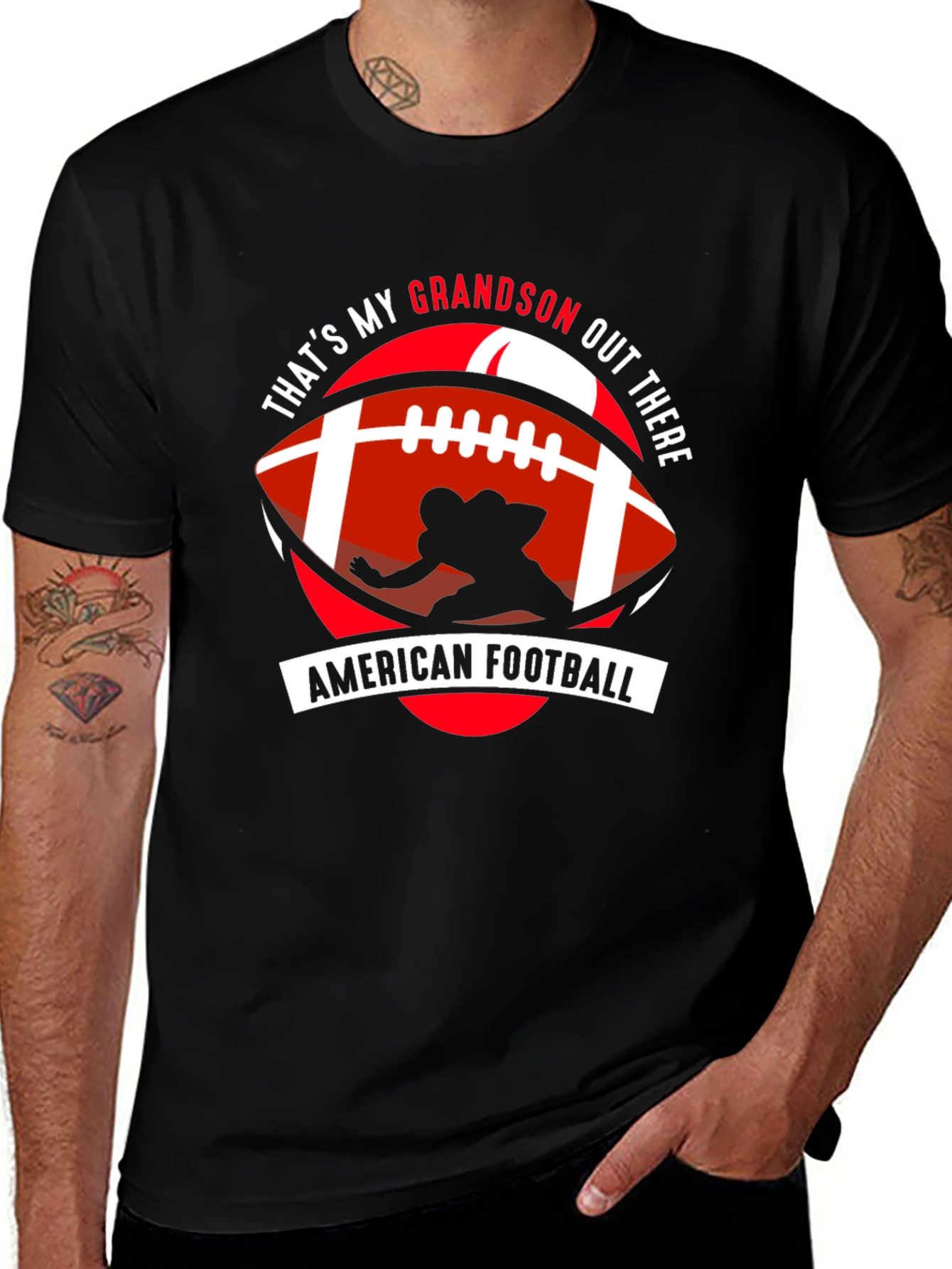 Variant 17 of That's My Grandson American Football T-Shirt