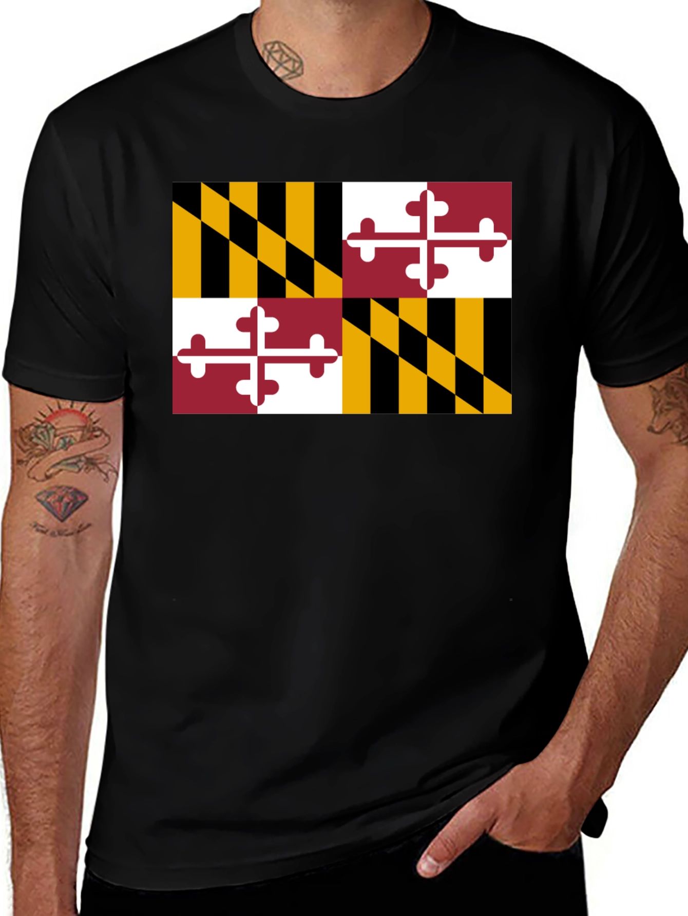 Maryland Flag Graphic Tee