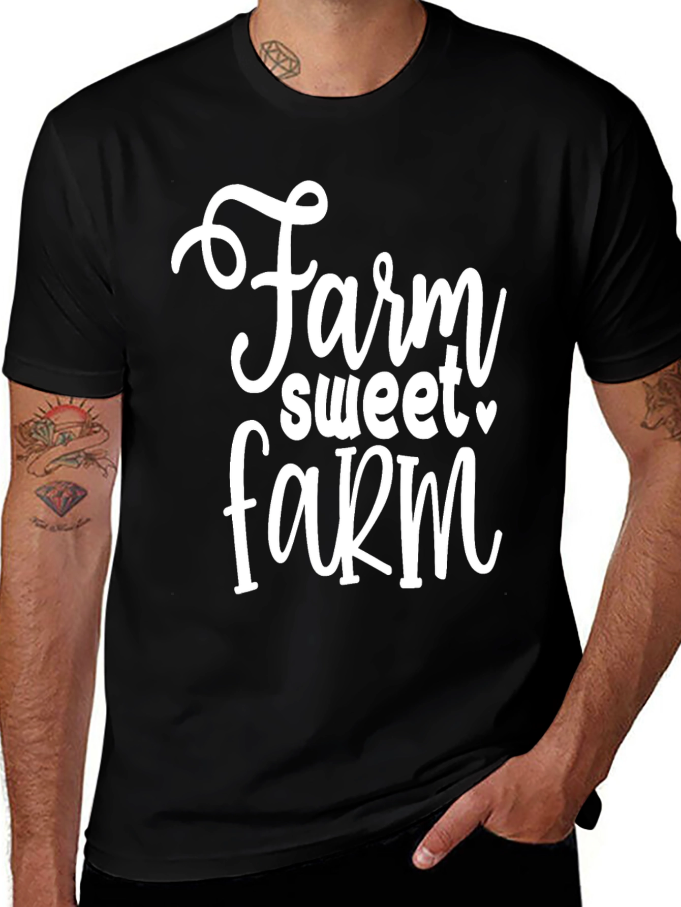Variant 30 of Farm Sweet Farm Graphic Tee - Casual Cotton Shirt