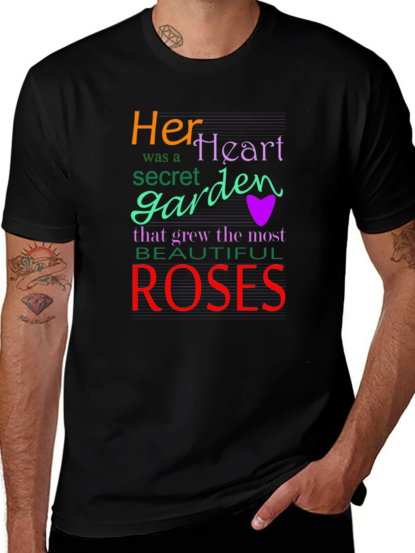 Variant 21 of Her Secret Garden Roses Graphic T-Shirt