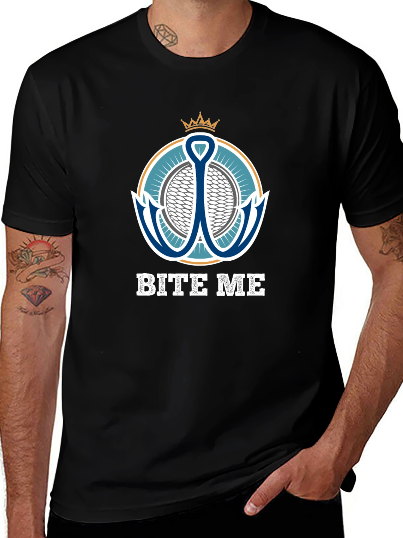 Bite Me Fishing Hook Tee