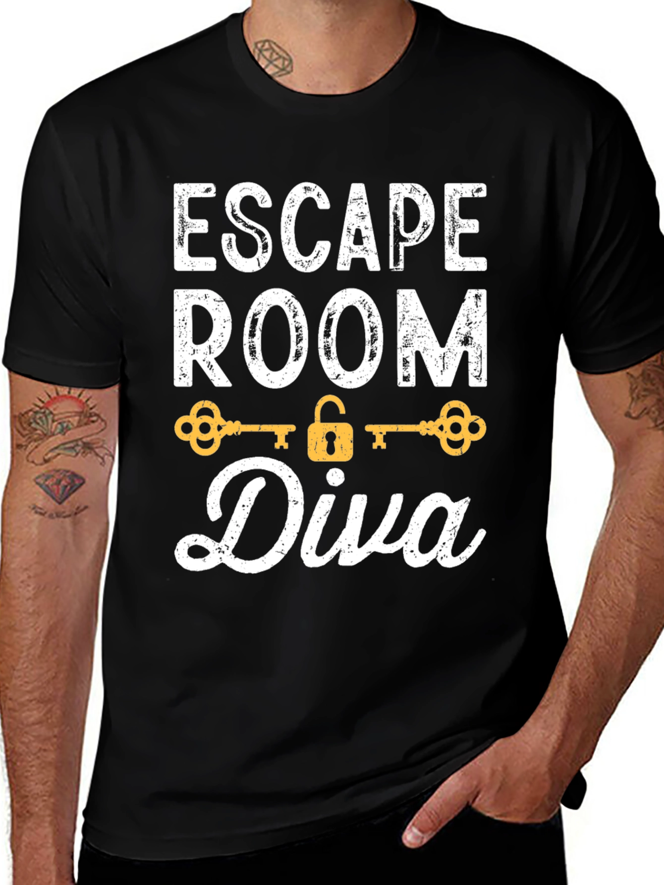 Variant 21 of Escape Room Diva T-Shirt - Puzzle Master Tee