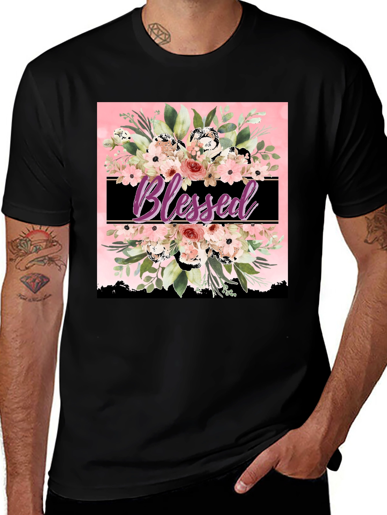 Variant 15 of Blessed Floral T-Shirt