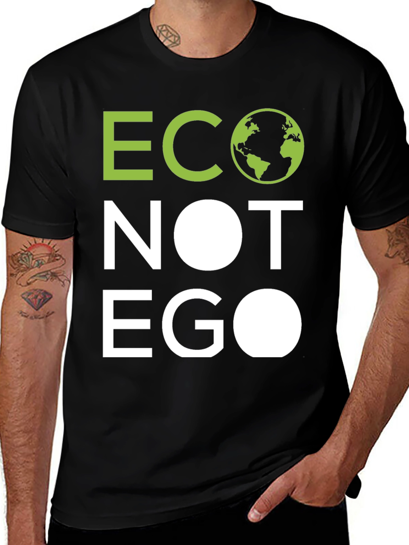Variant 29 of Eco Not Ego Graphic T-Shirt