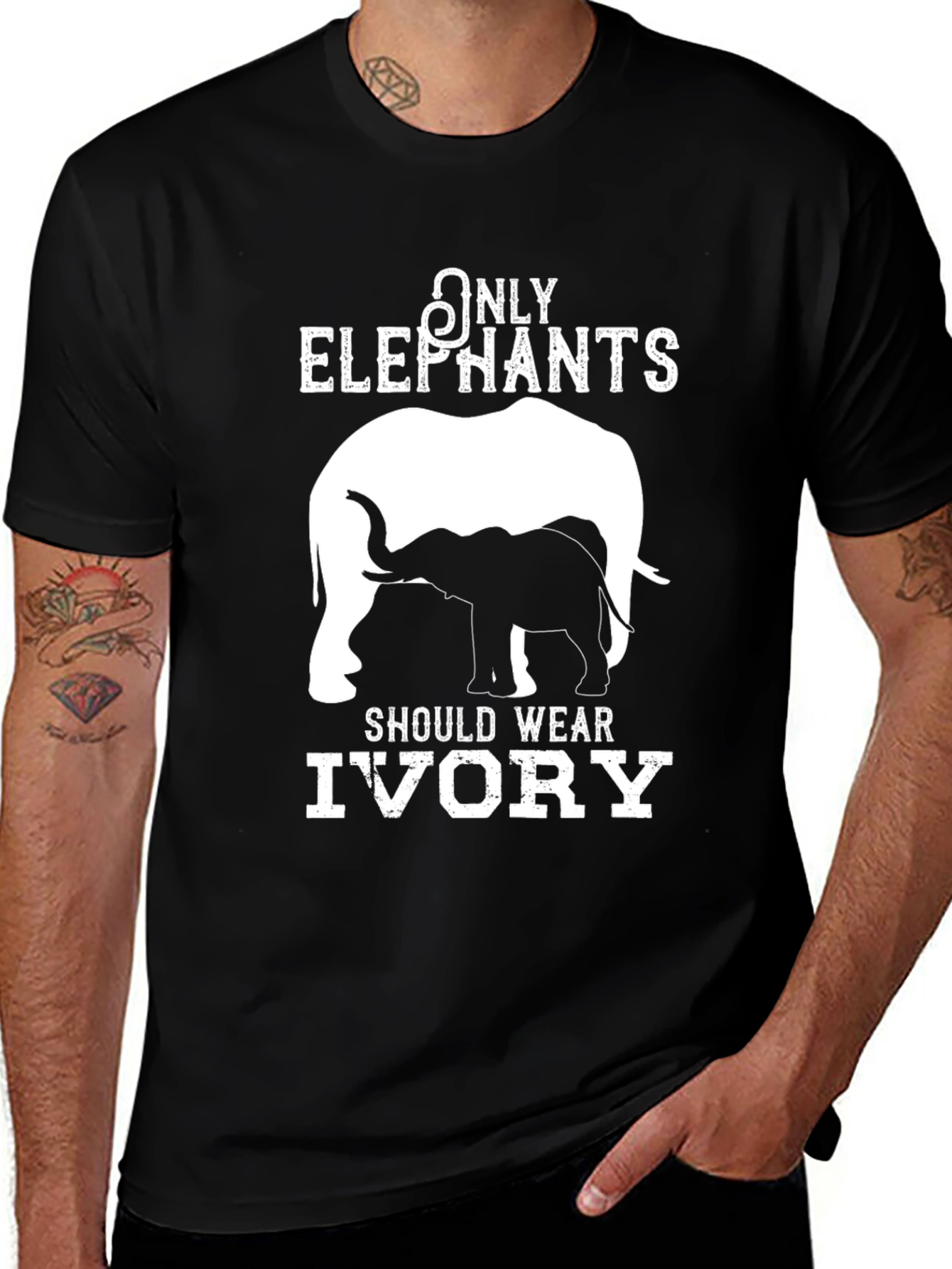Variant 15 of Elephant Ivory Graphic Tee