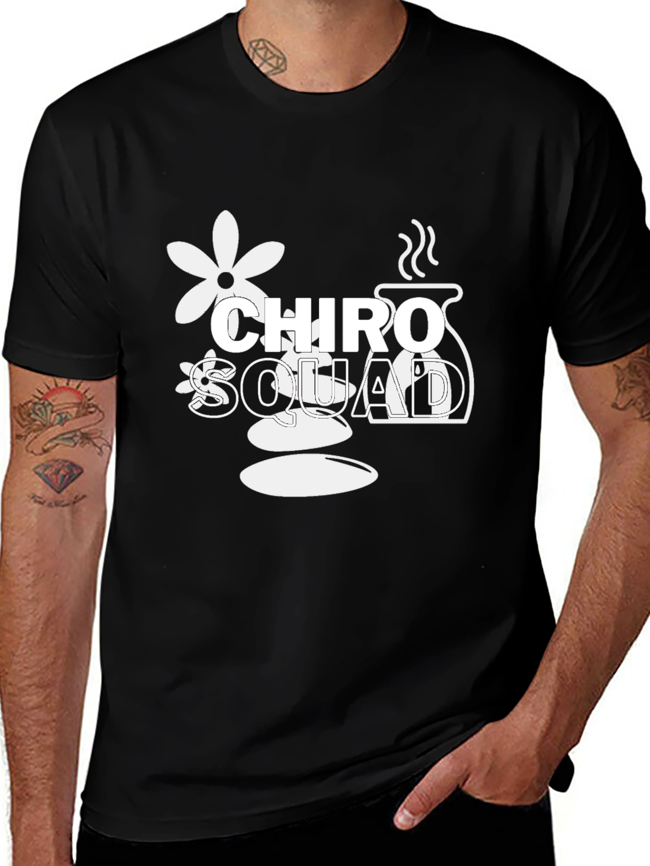 Variant 17 of Chiropractor Squad T-Shirt - Comfort & Style
