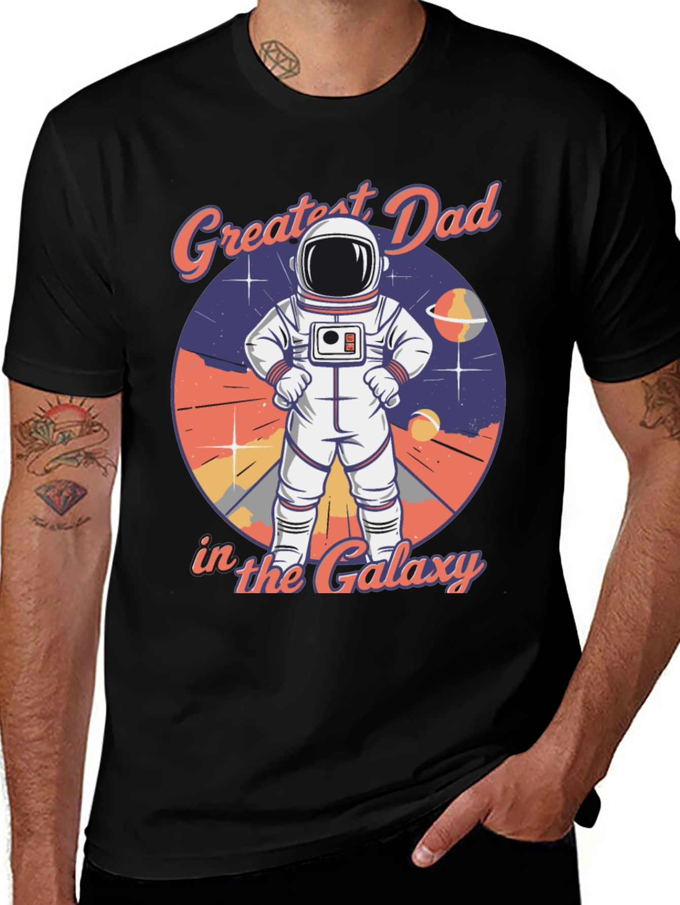 Variant 13 of Greatest Dad in the Galaxy Graphic T-Shirt