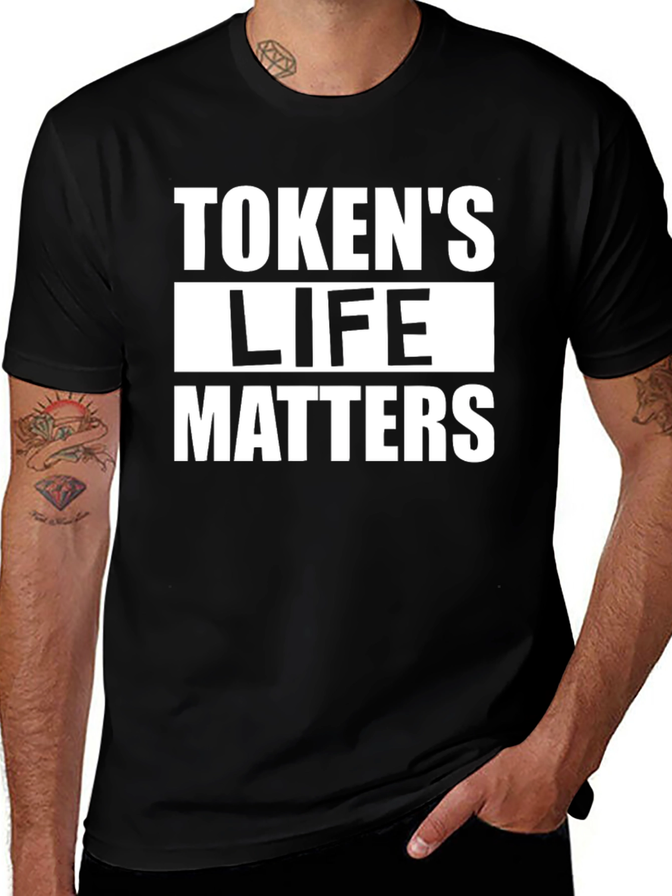 Variant 9 of Token's Life Matters Graphic Tee
