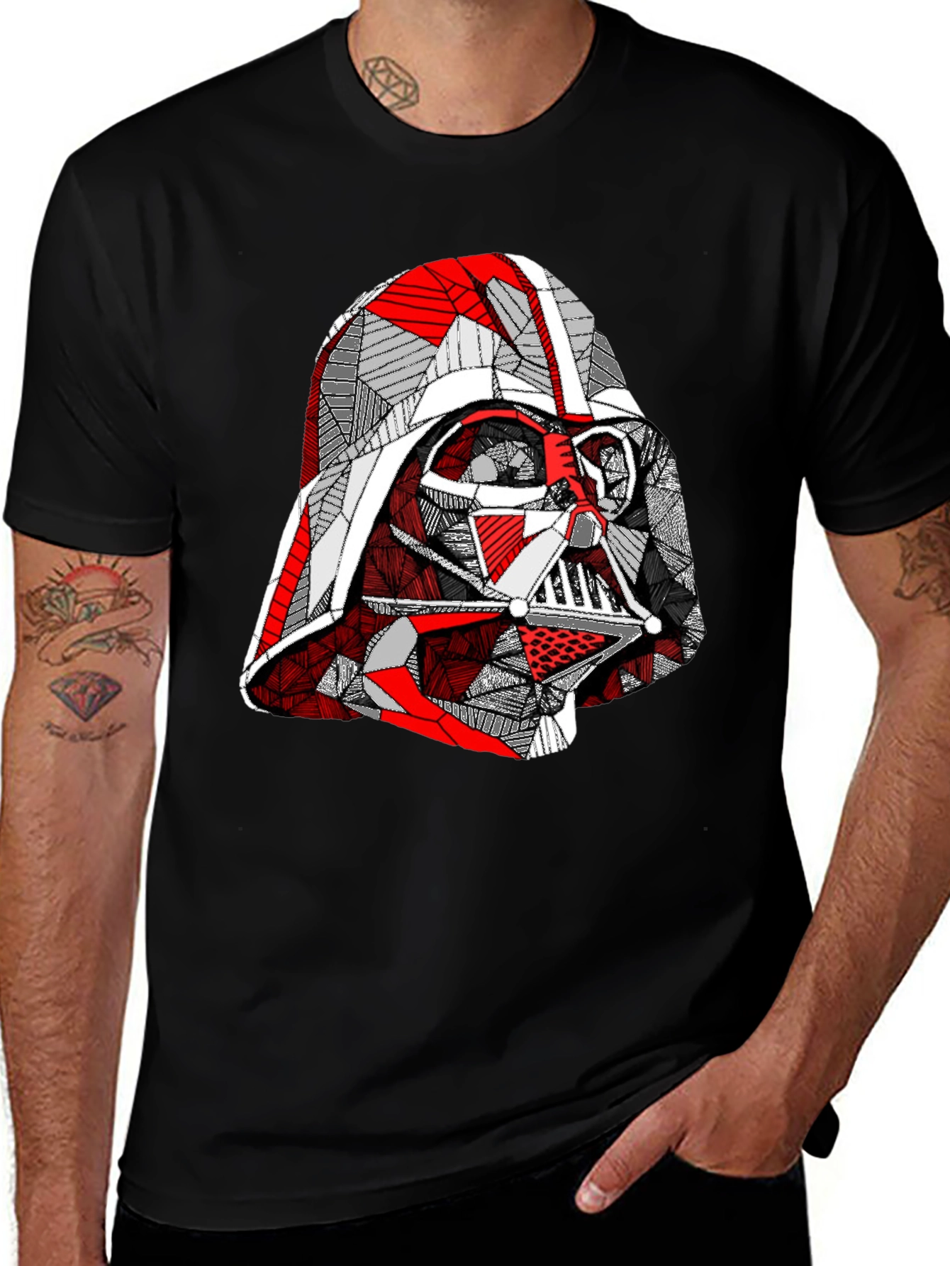 Variant 22 of Darth Vader Geometric T-Shirt