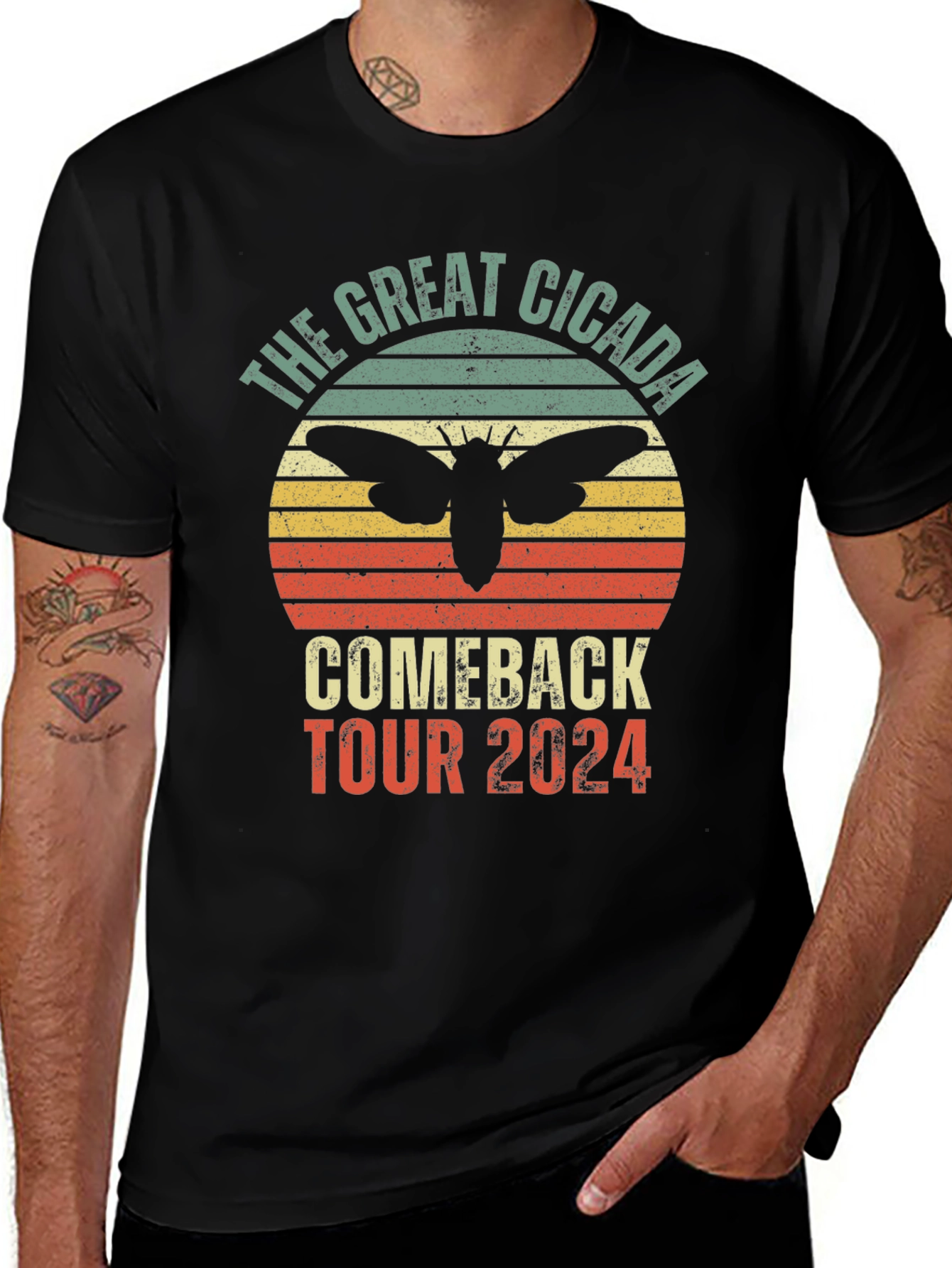 Variant 12 of The Great Cicada Comeback Tour 2024 T-Shirt