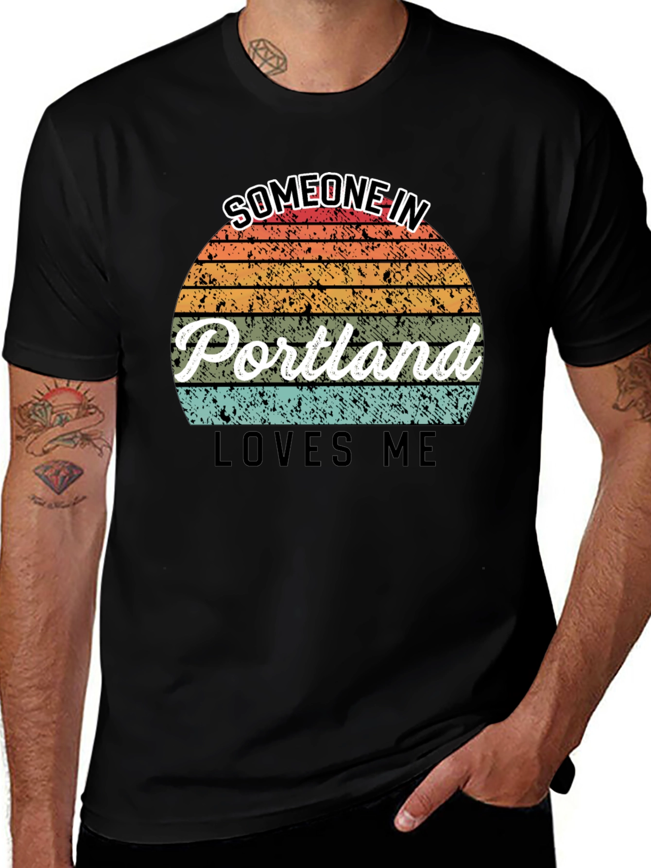Variant 4 of Portland Retro Graphic T-Shirt