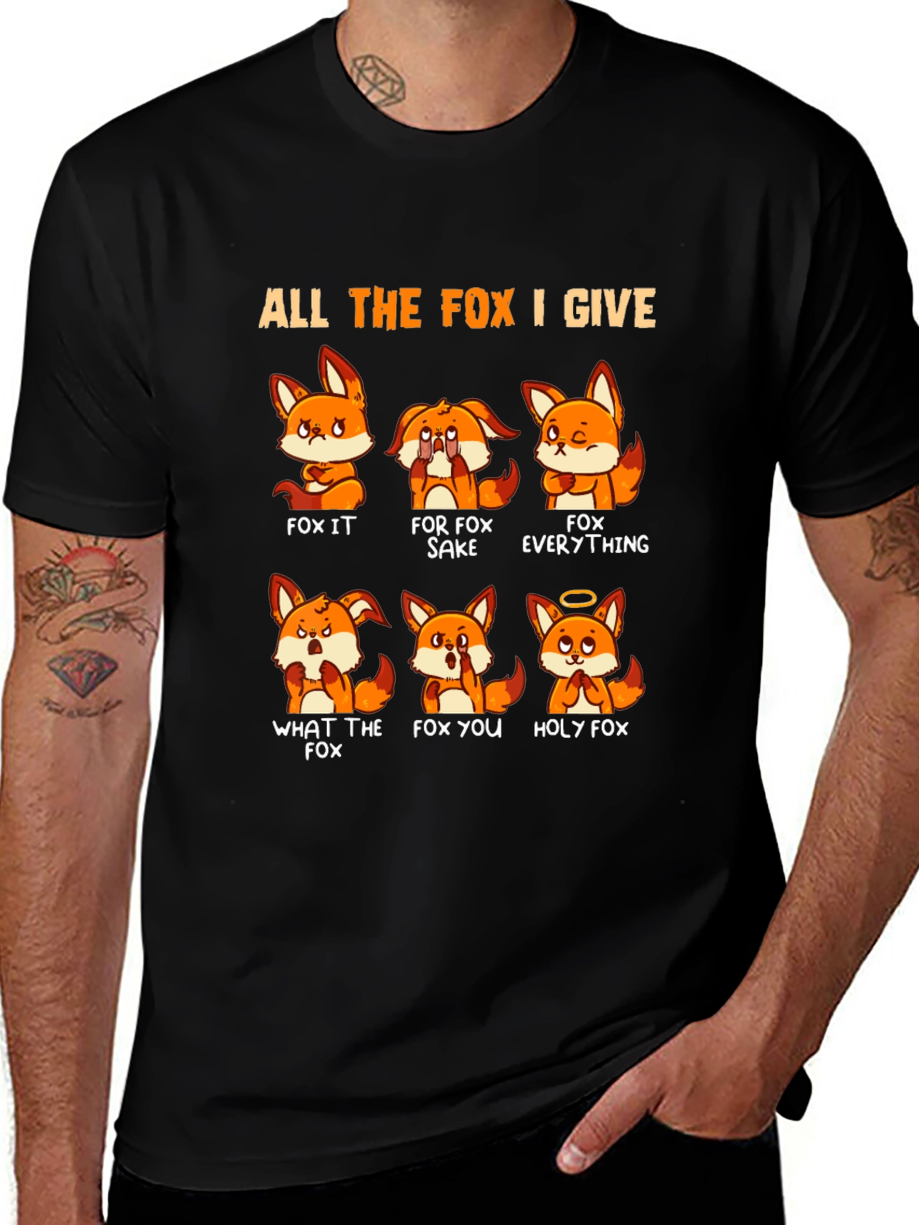 Variant 4 of All the Fox I Give T-Shirt