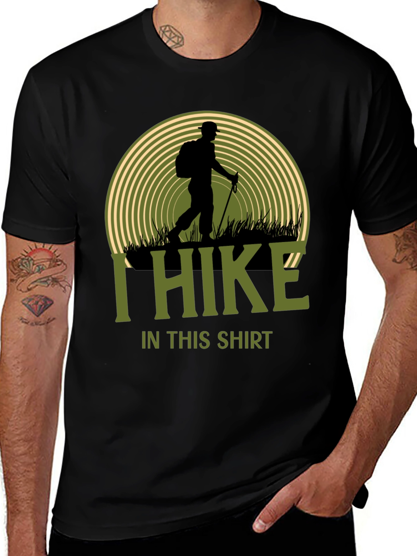 Variant 21 of I Hike In This Shirt - Hiker T-Shirt