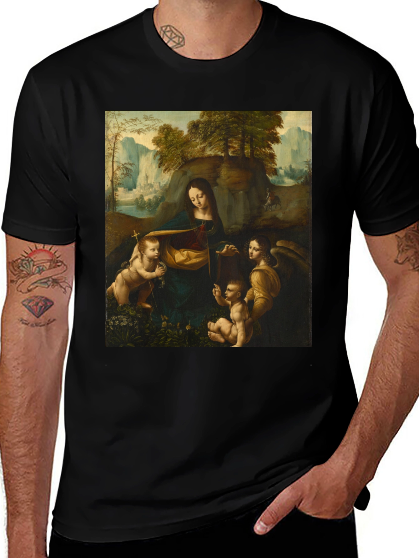 Variant 20 of Madonna of the Rocks Graphic Tee