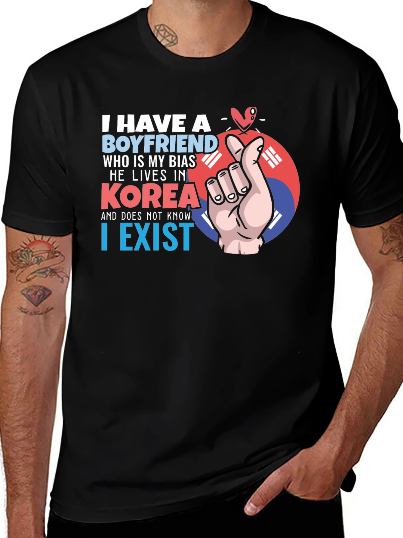 Korea Bias Boyfriend Graphic Tee