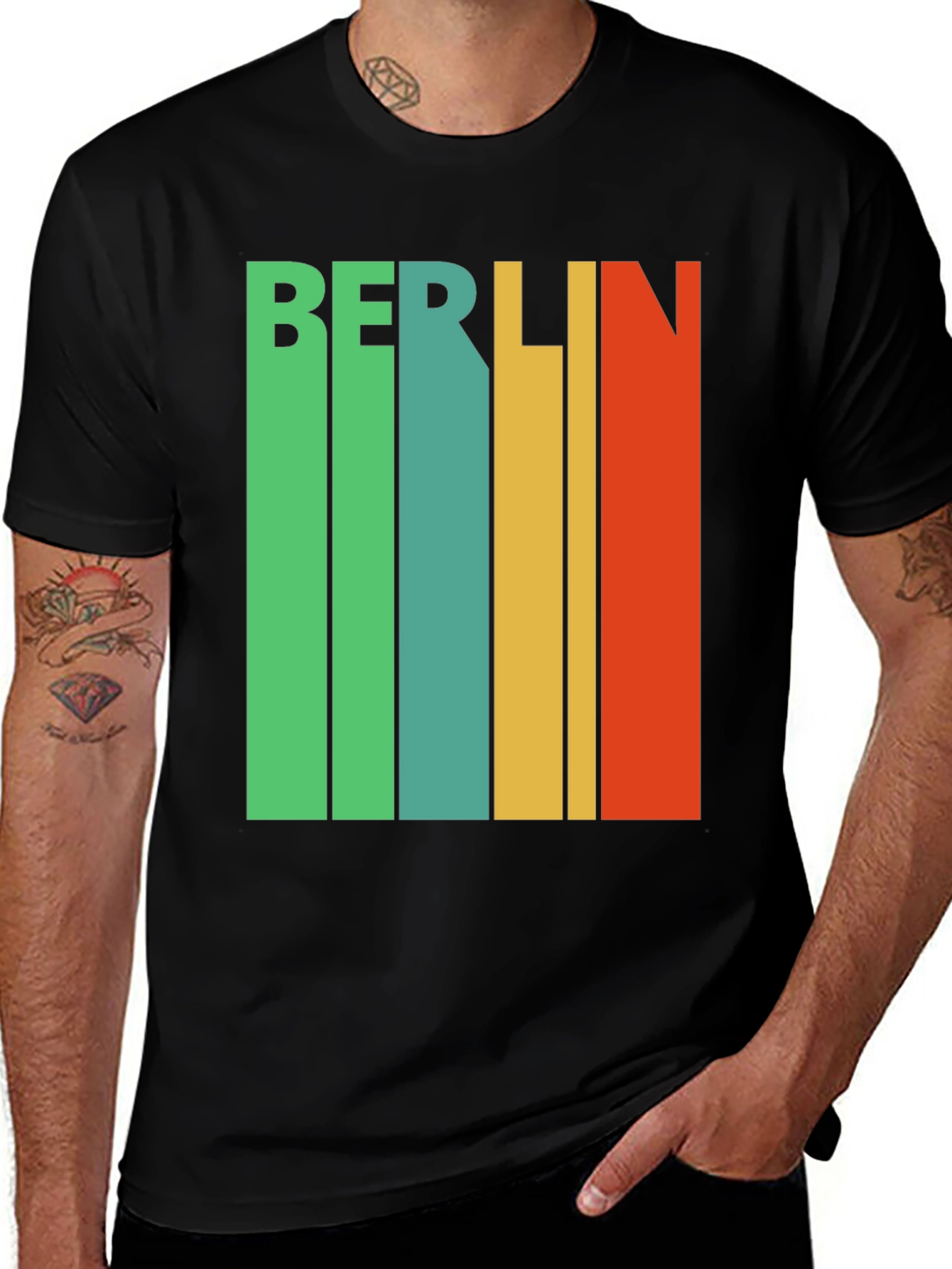 Retro Berlin Graphic Tee - Cool Vintage Style
