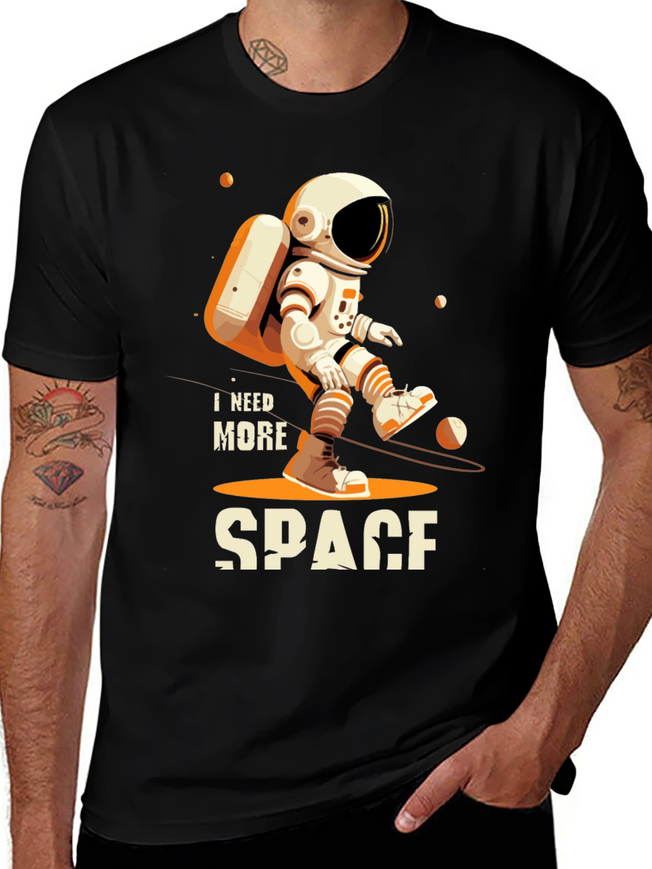 Variant 18 of I Need More Space Astronaut Graphic T-Shirt
