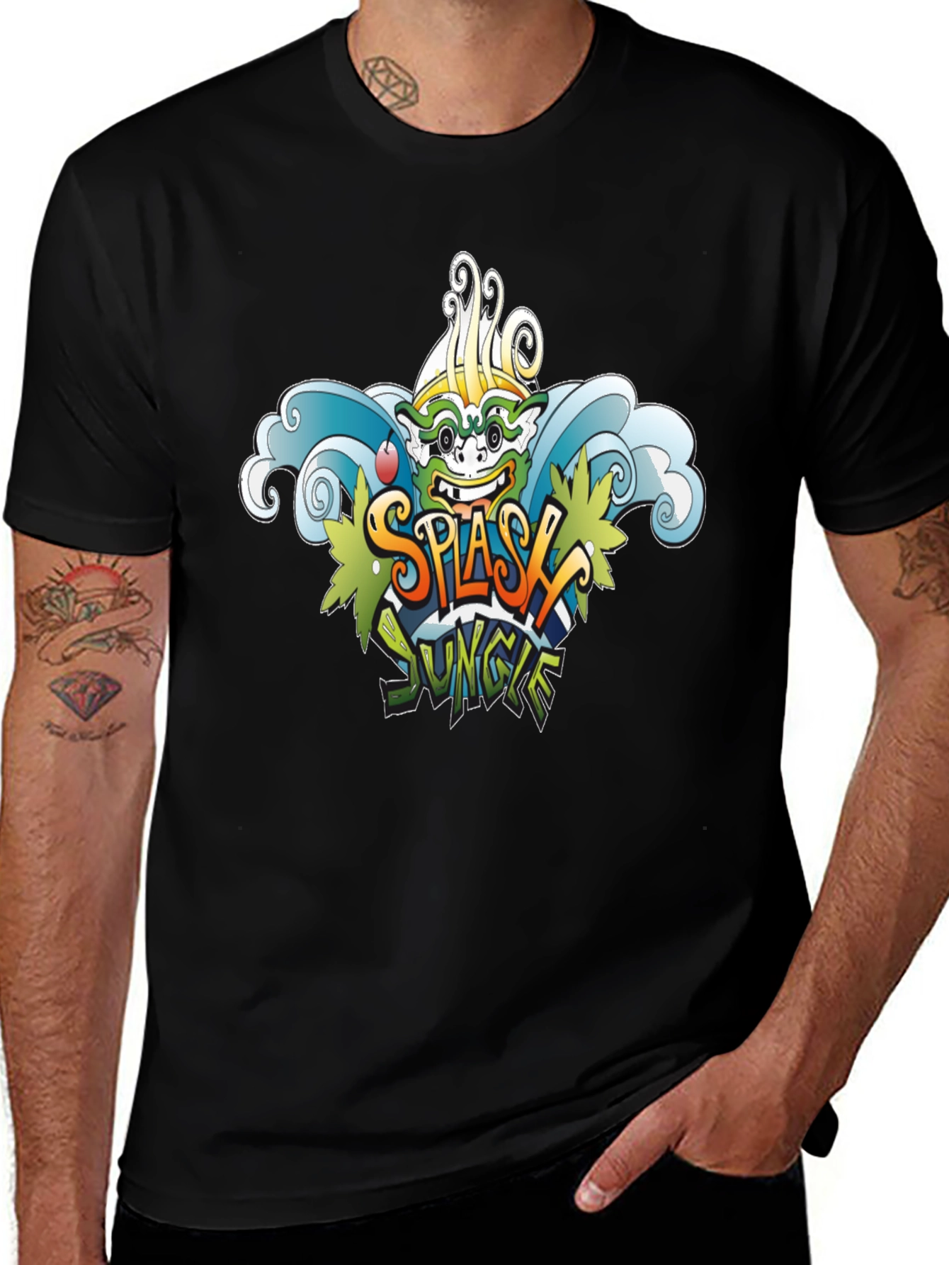 Variant 13 of Splash Jungle Graphic T-Shirt