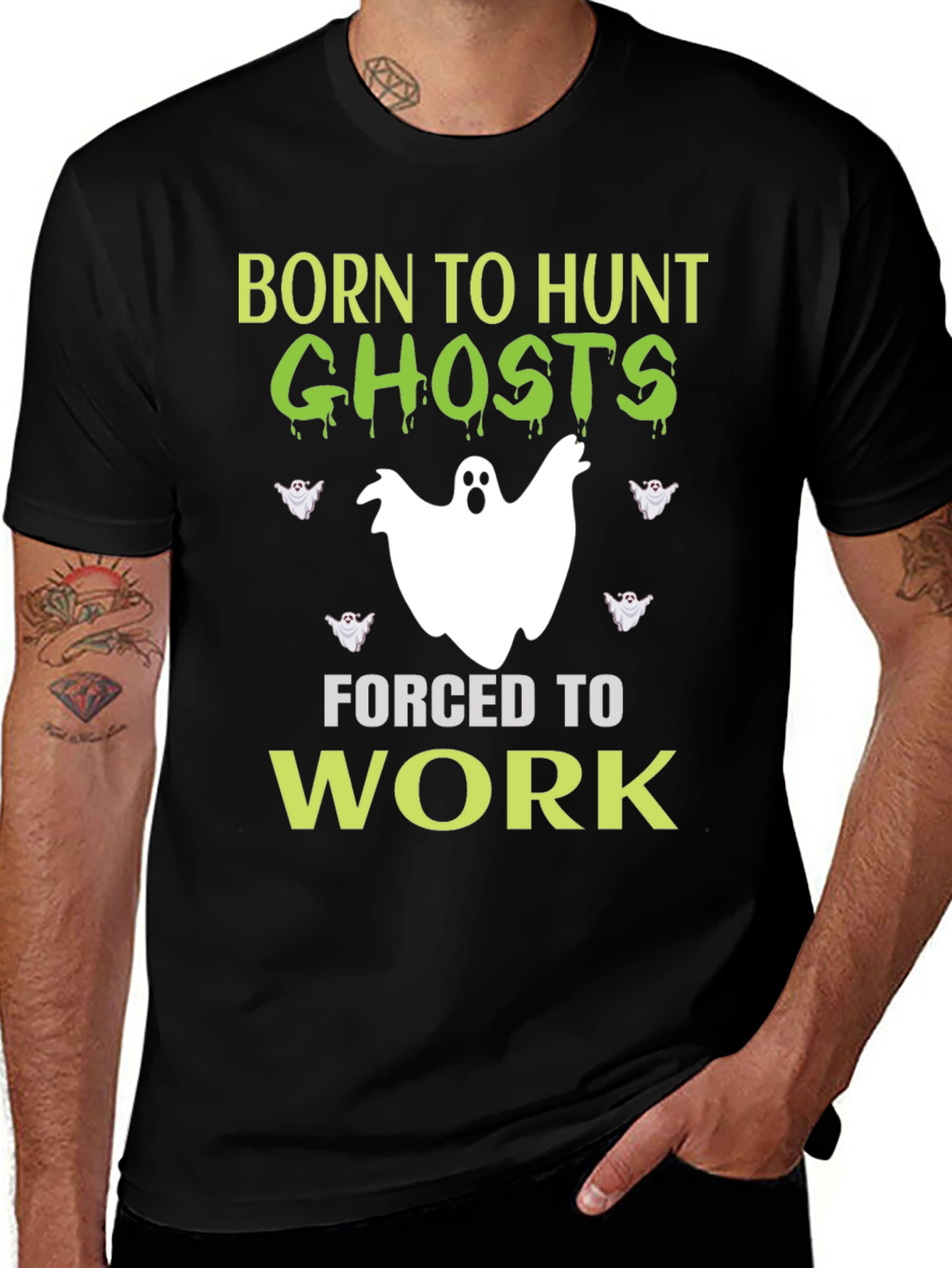 Variant 9 of Born to Hunt Ghosts T-Shirt