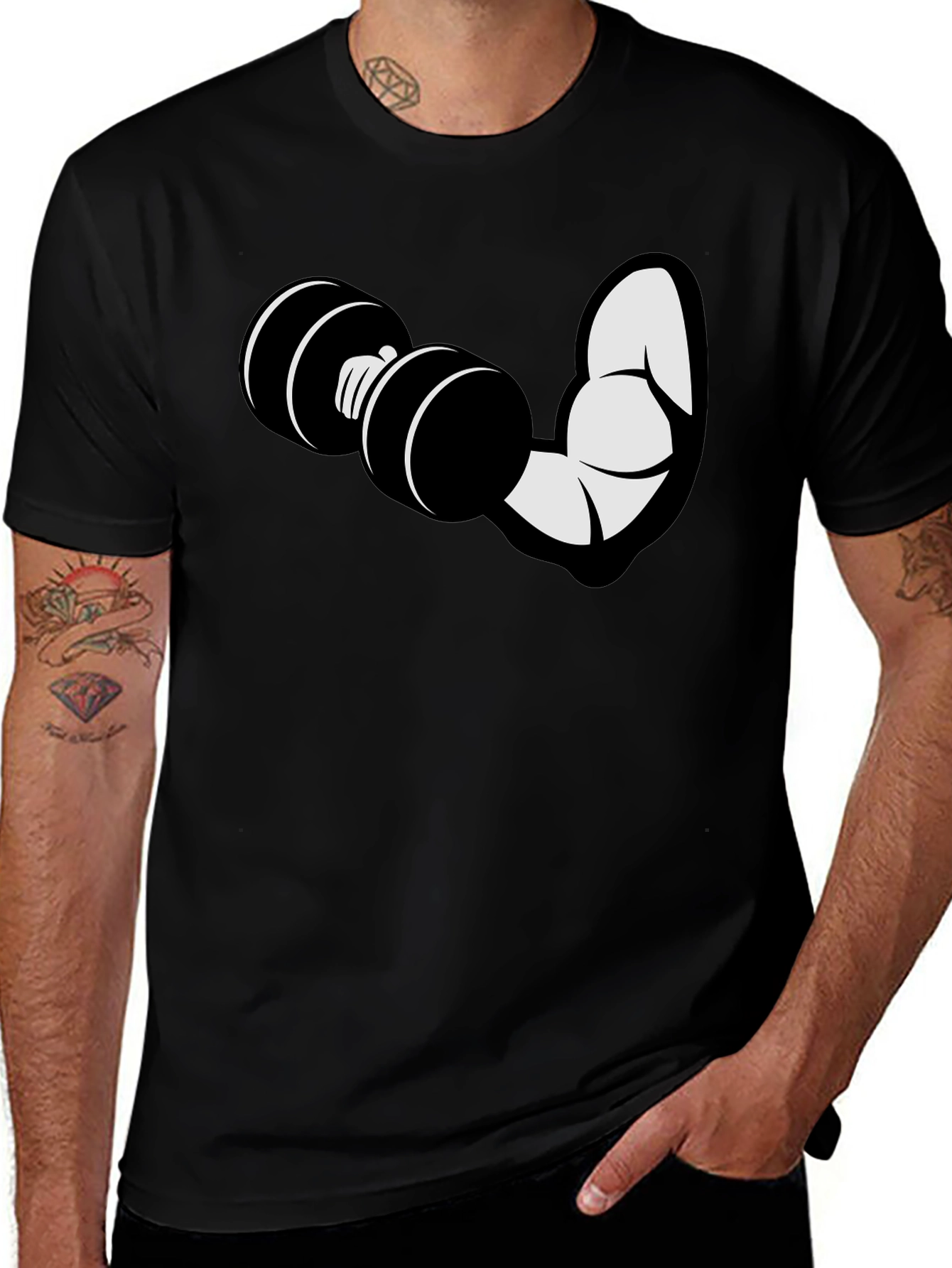 Variant 27 of Workout Ready Black T-Shirt