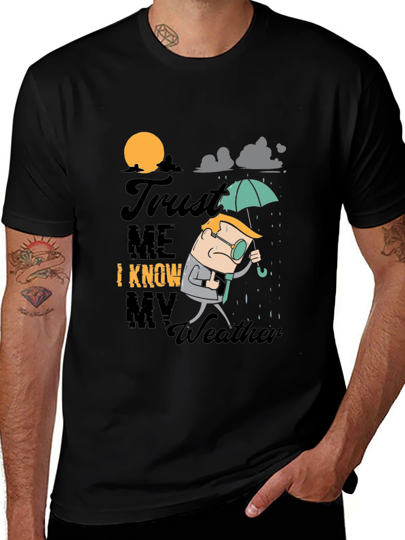 Variant 19 of Trust Me, I Know My Weather T-Shirt