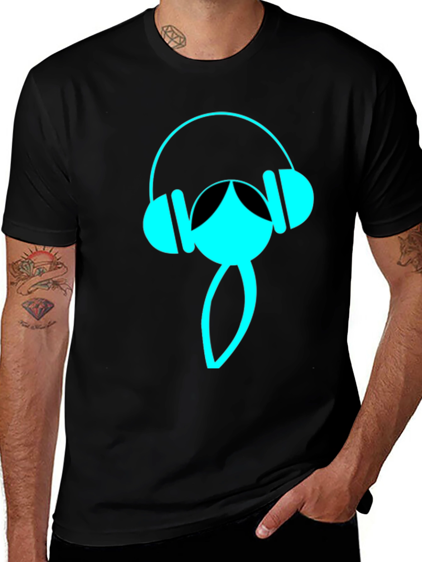 Variant 19 of Stylish Graphic Tee - Music Lover Edition