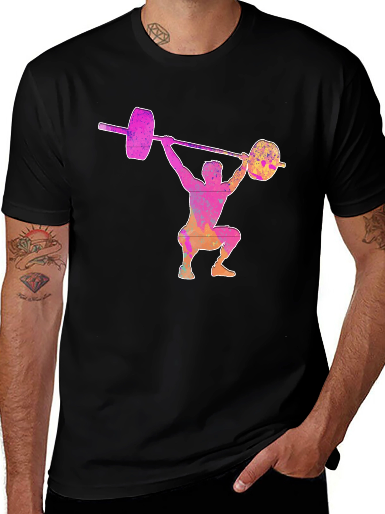 Variant 15 of Weightlifting Squat T-Shirt