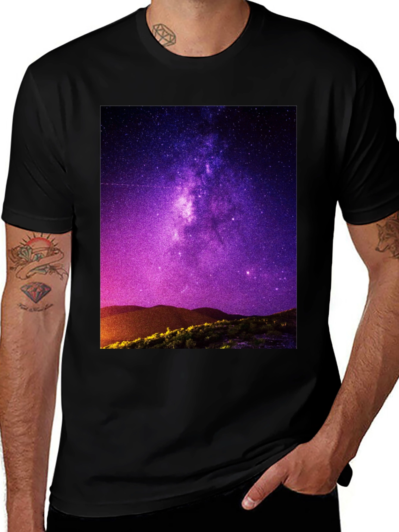 Variant 11 of Starry Night Sky Graphic Tee