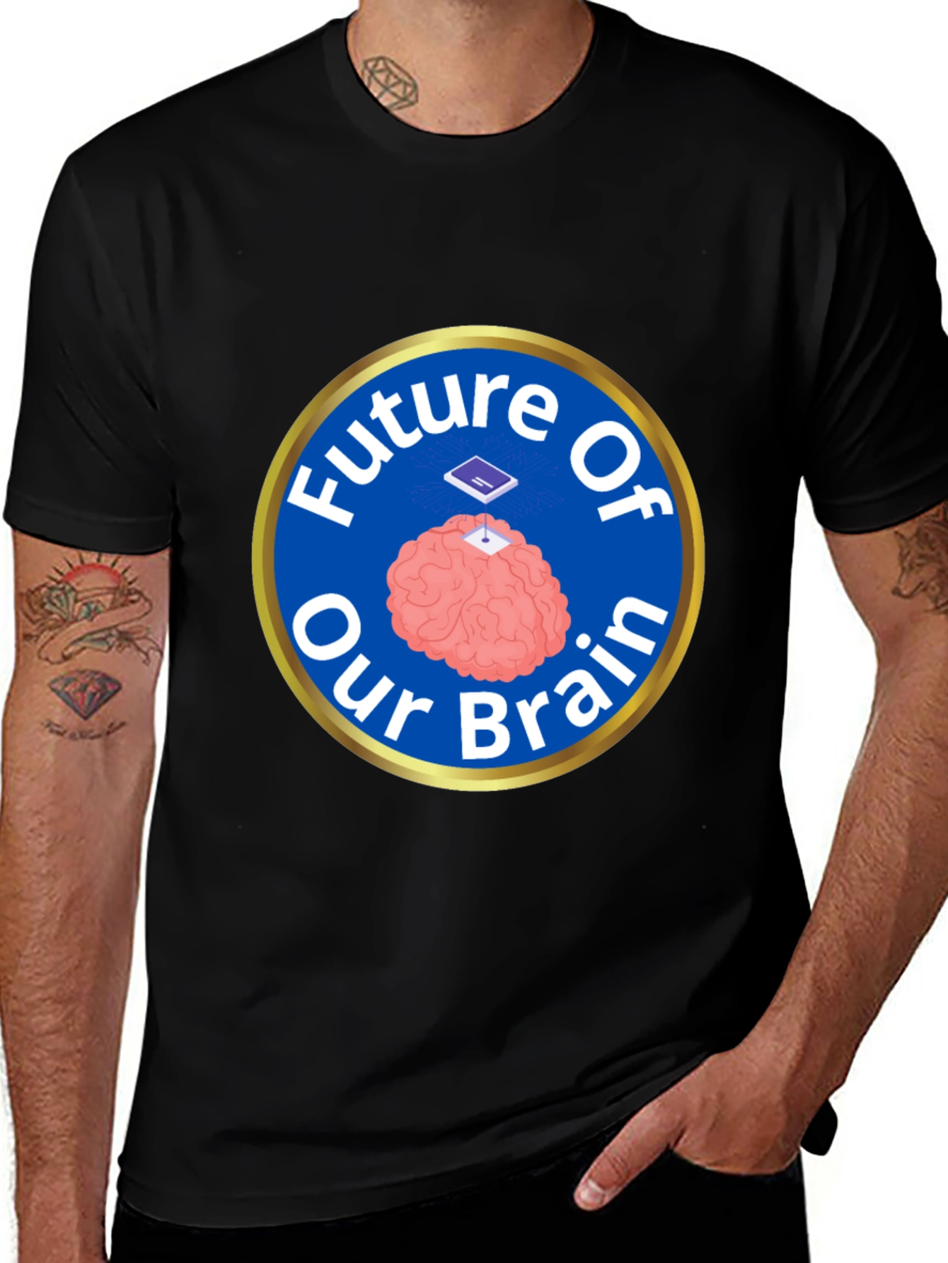 Variant 28 of Future of Our Brain T-Shirt - Unique Design