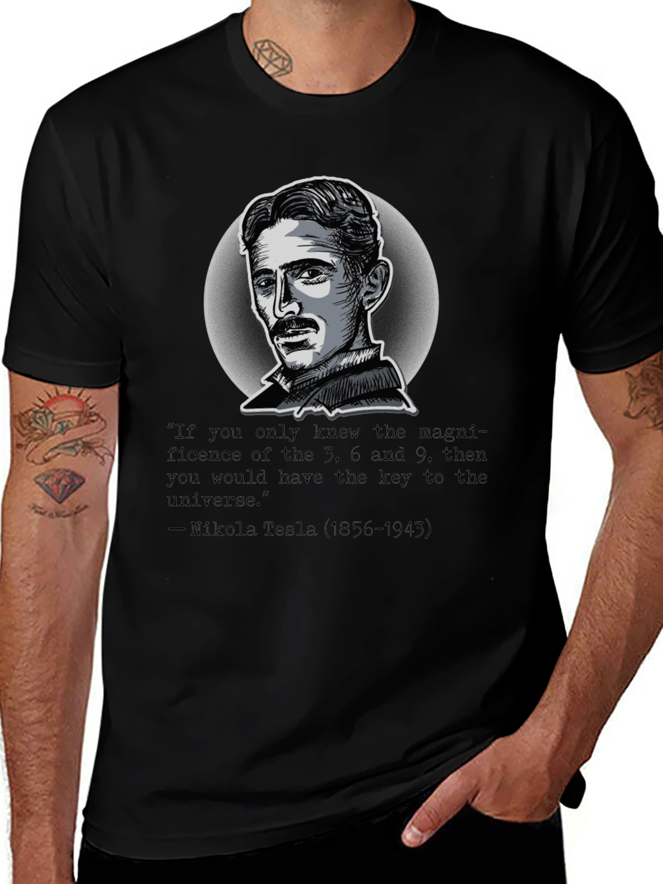 Variant 12 of Nikola Tesla Quote Graphic T-Shirt