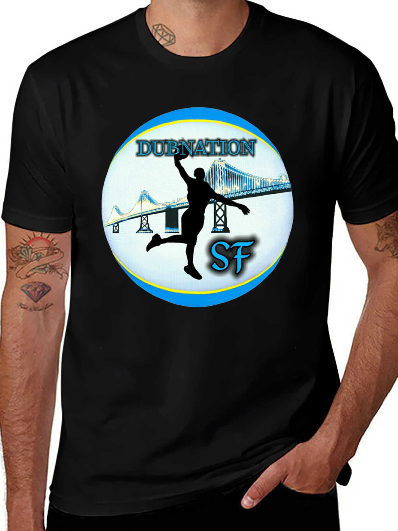 Variant 12 of Dubnation SF Black Graphic Tee