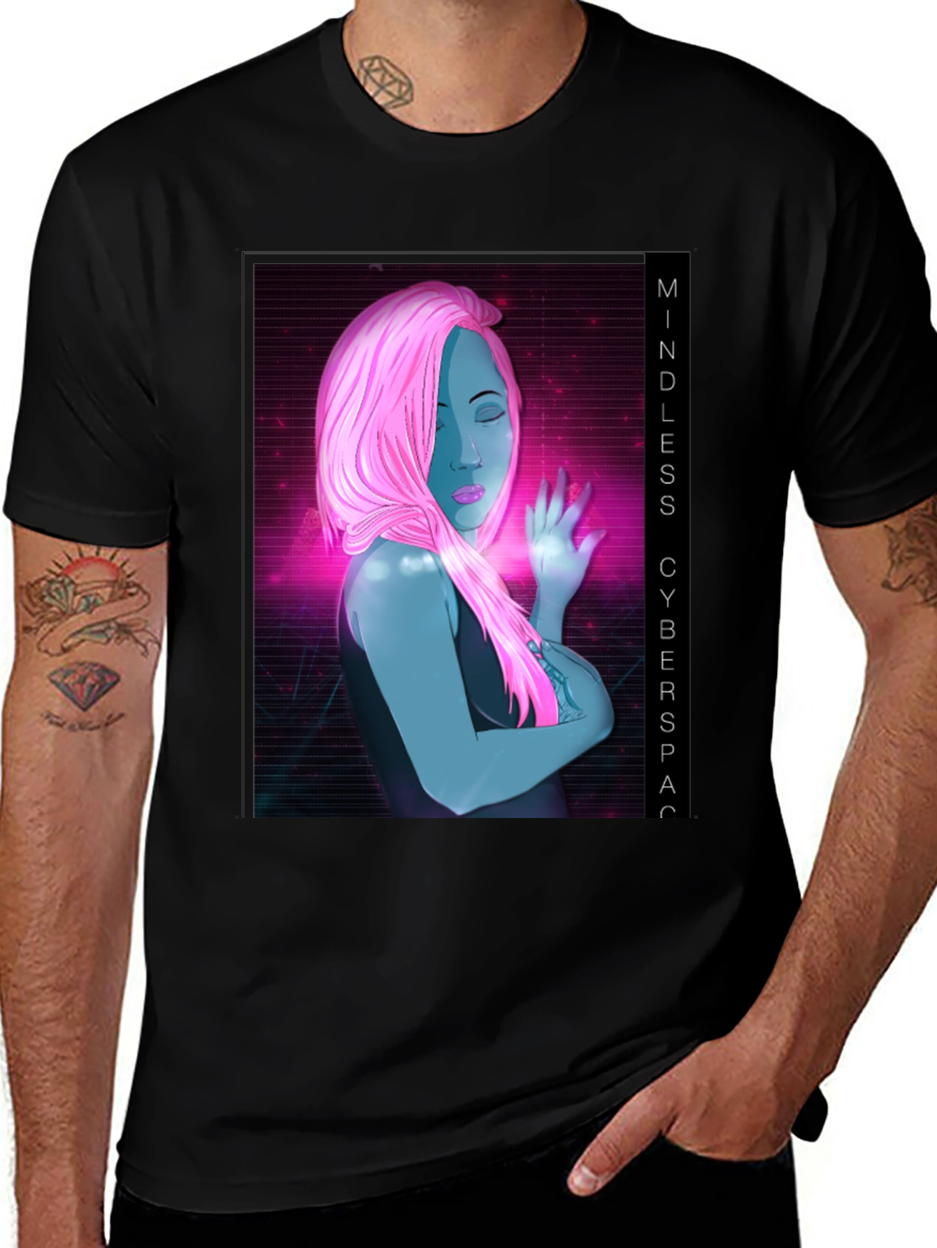 Mindless Cyberspace Graphic T-Shirt