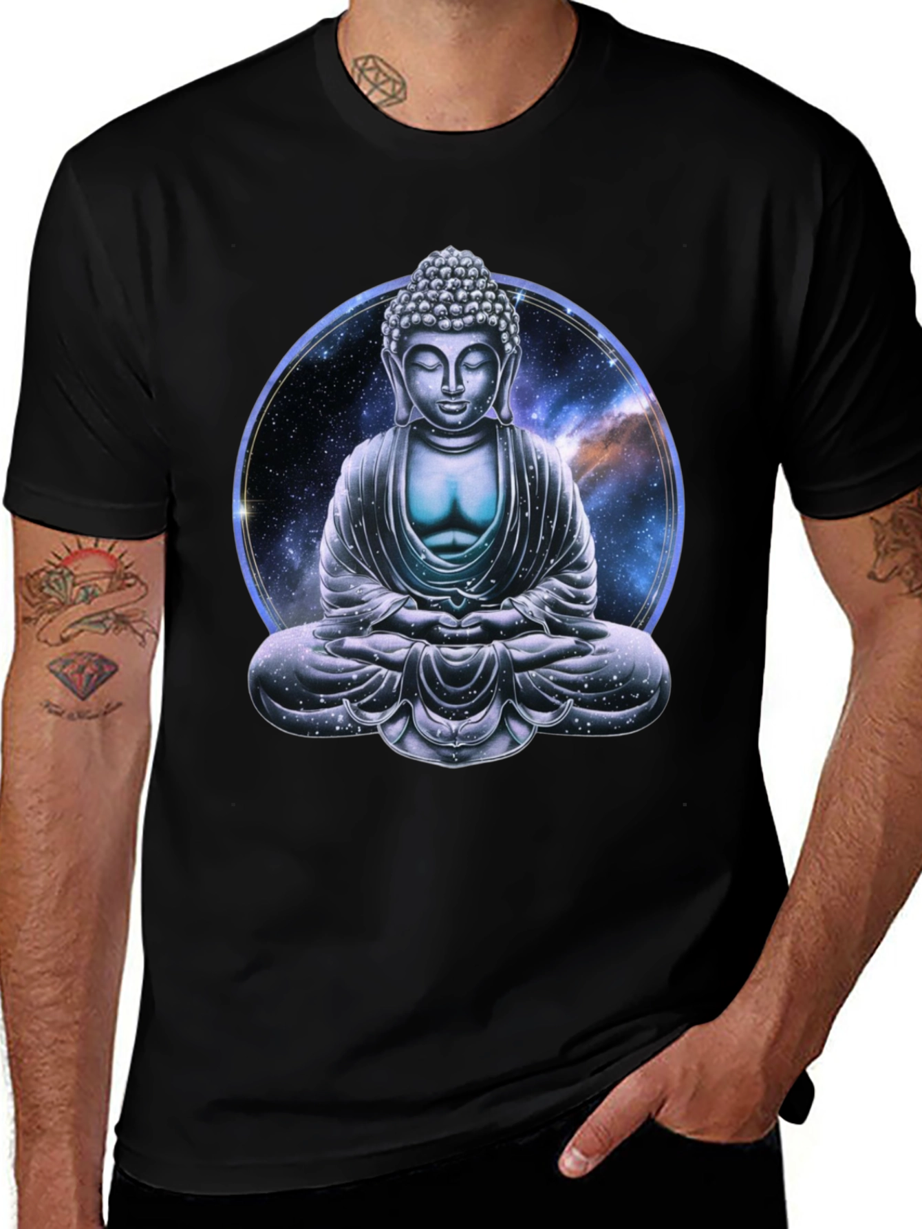 Variant 23 of Buddha Galaxy Graphic T-Shirt
