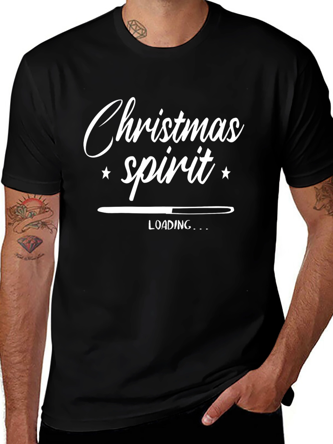 Christmas Spirit Loading T-Shirt - Holiday Tee