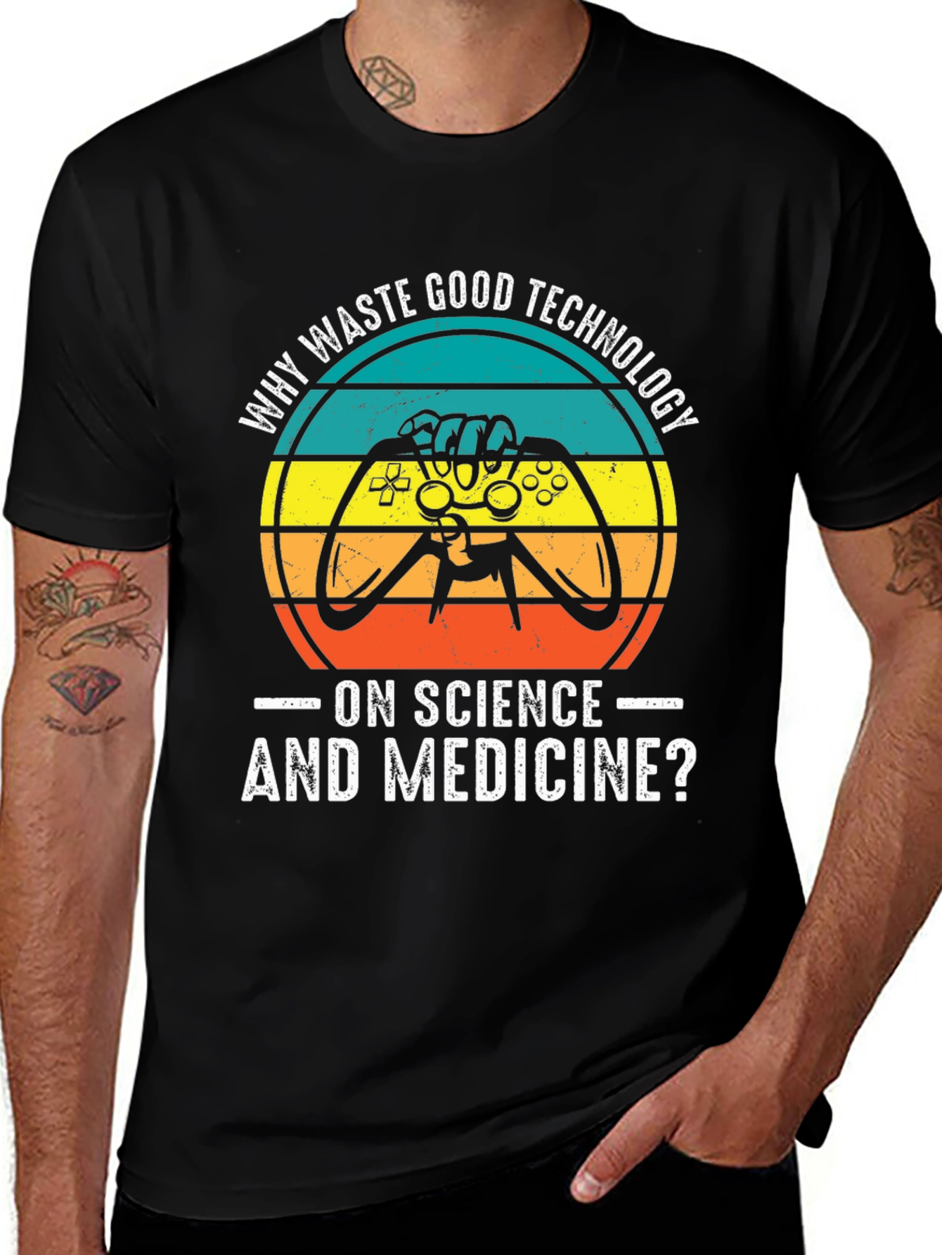Variant 7 of Gamer T-Shirt: Why Waste Good Technology?