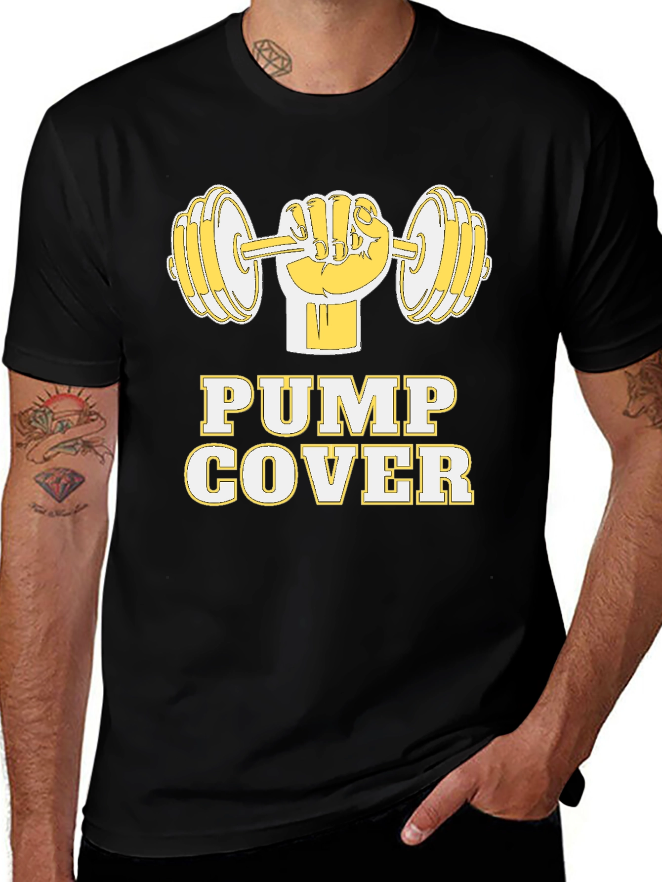 Variant 13 of Pump Cover Gym Workout T-Shirt