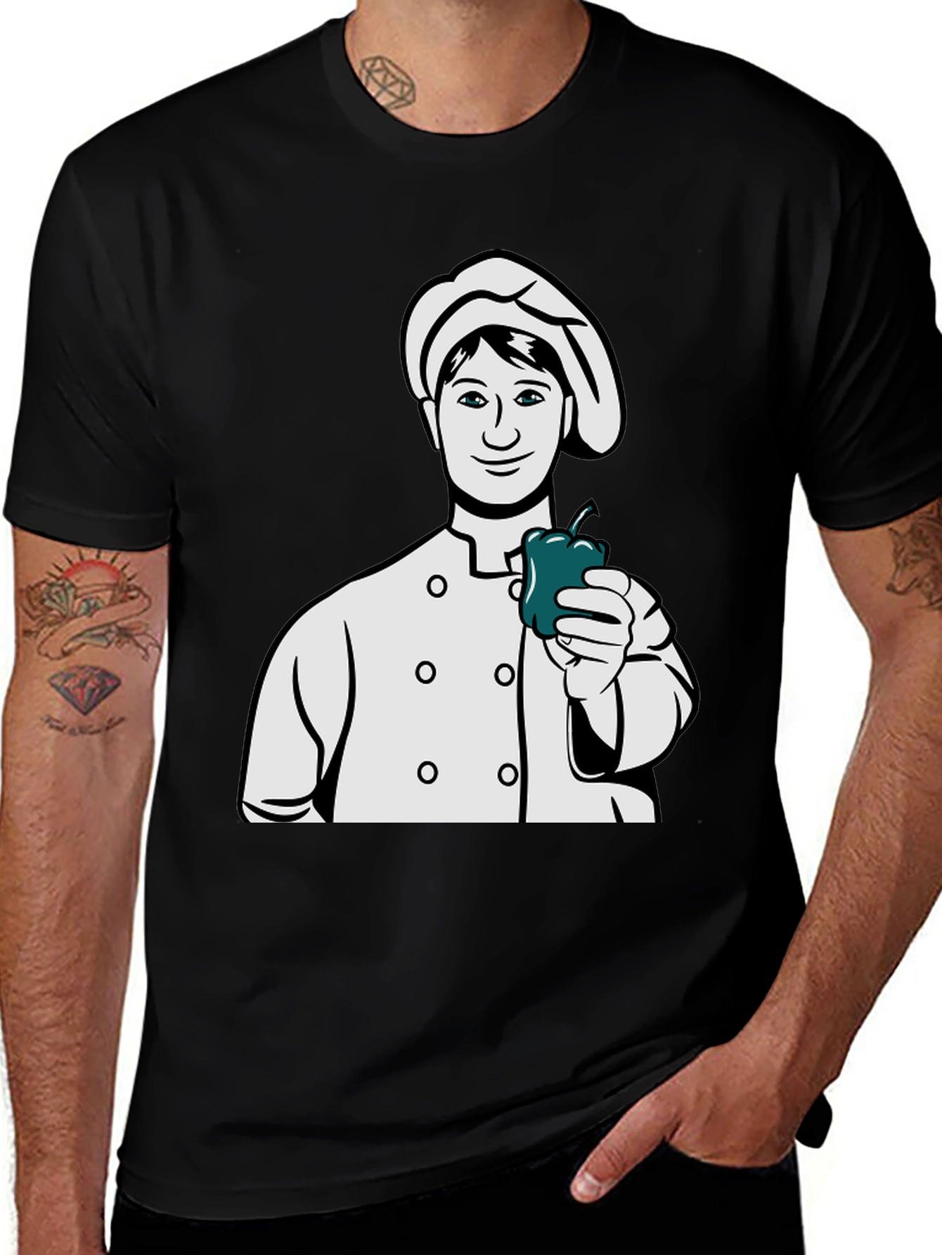 Variant 25 of Chef Pepper Graphic T-Shirt