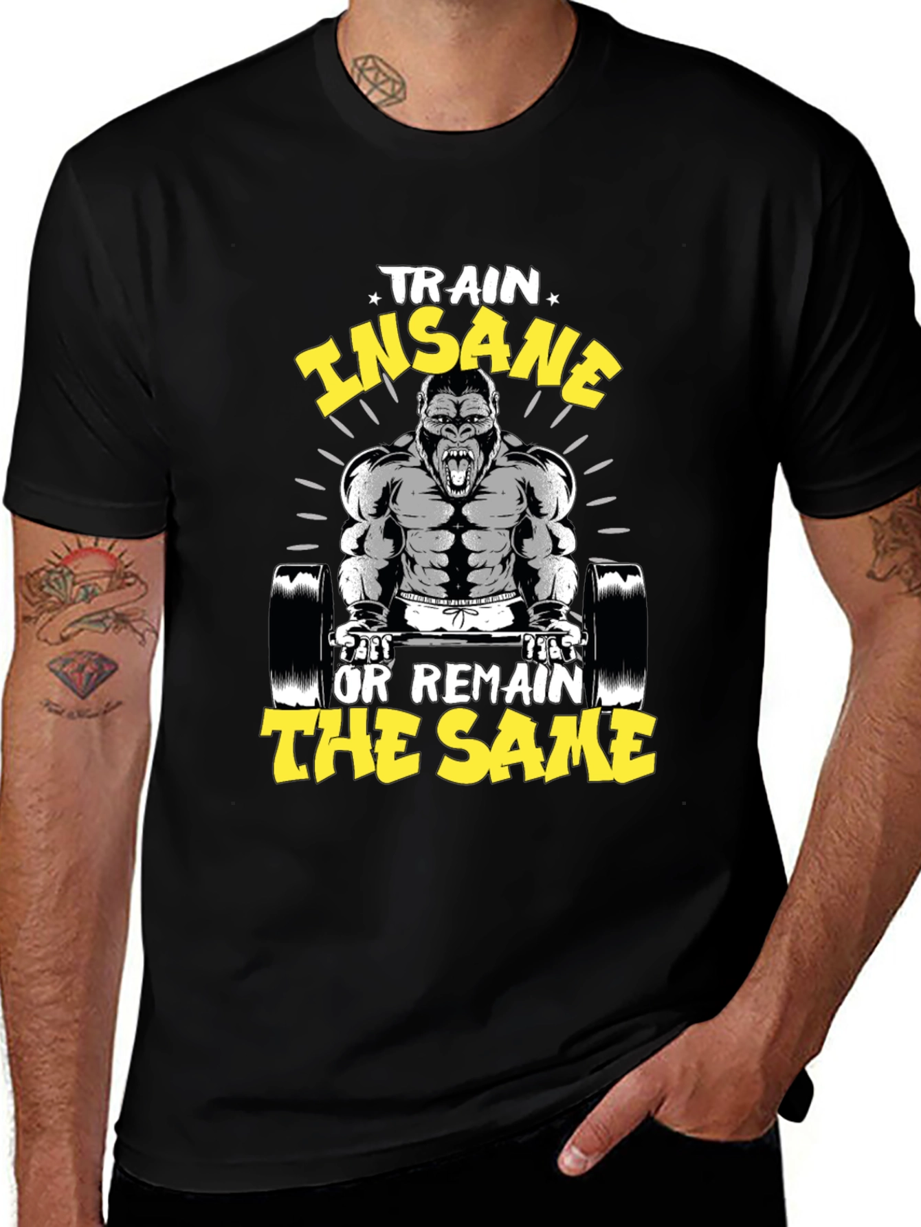 Train Insane Gorilla Gym T-Shirt
