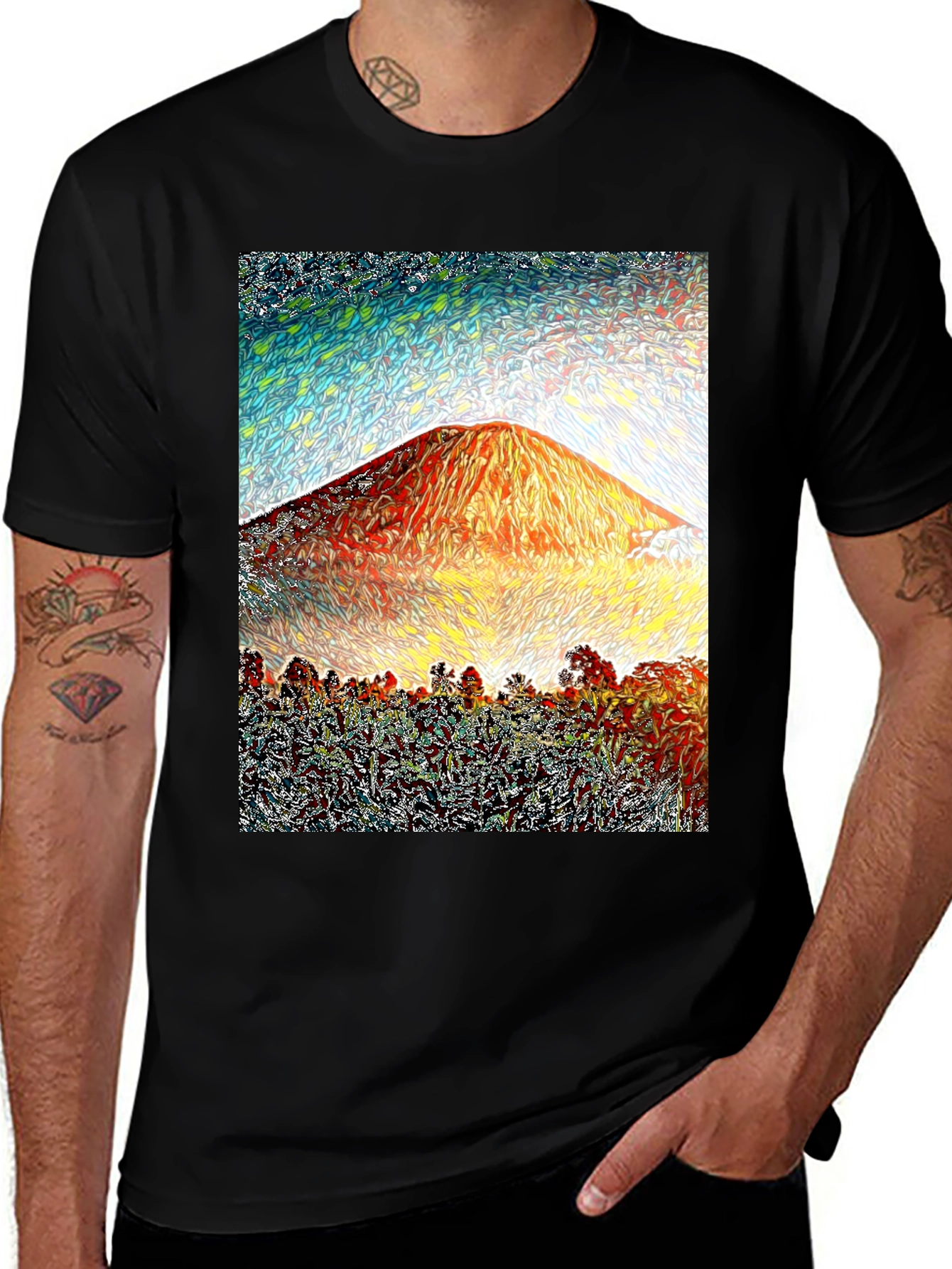Variant 28 of Mountain Graphic T-Shirt