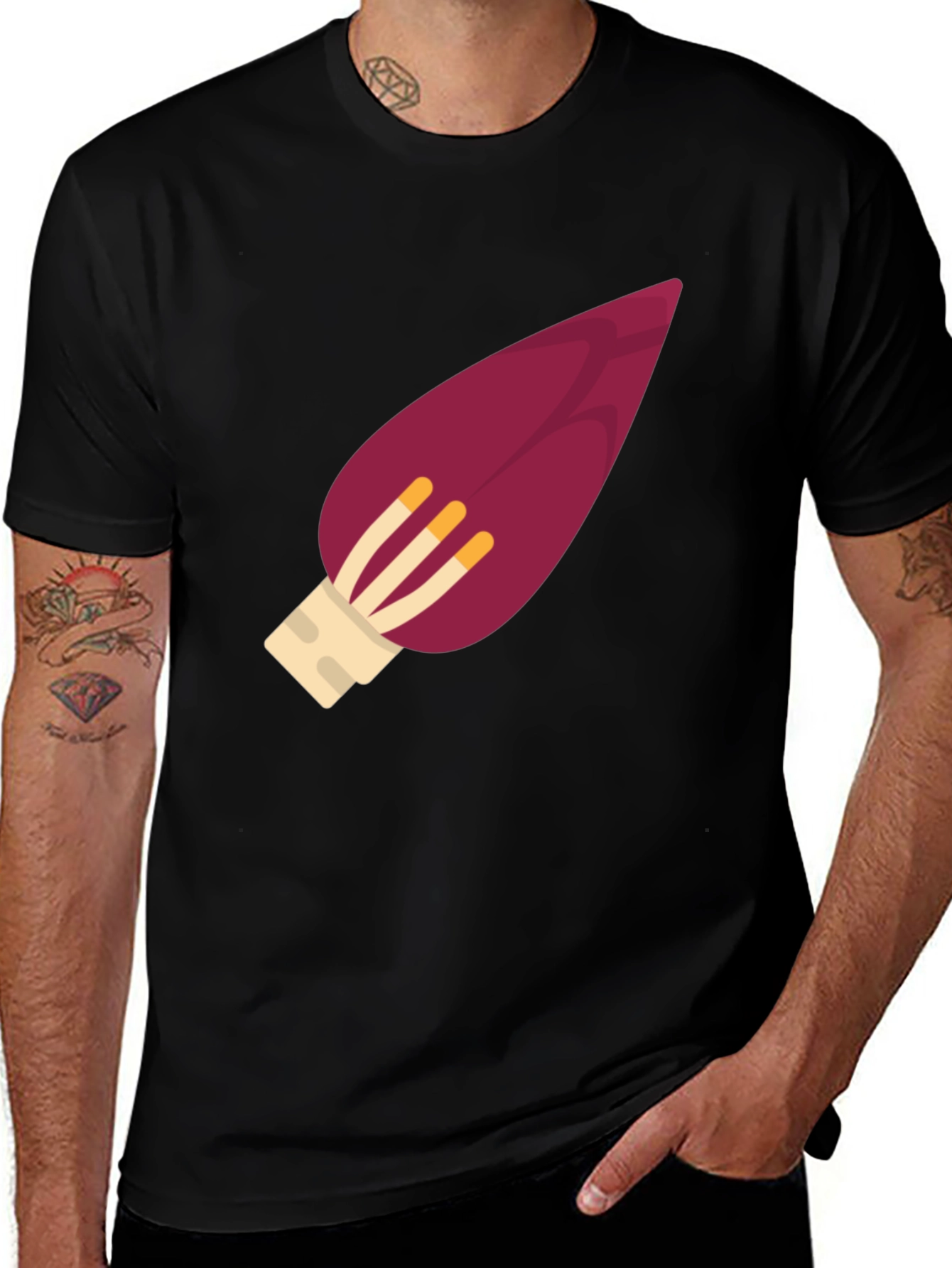 Variant 26 of Banana Flower Graphic Tee - Unique Trendy Style