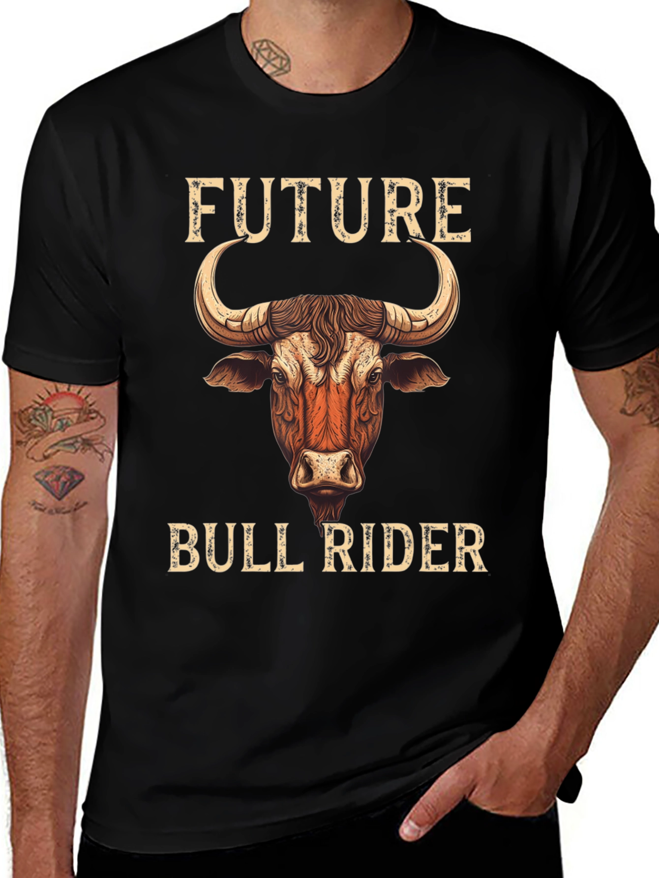 Variant 9 of Future Bull Rider T-Shirt