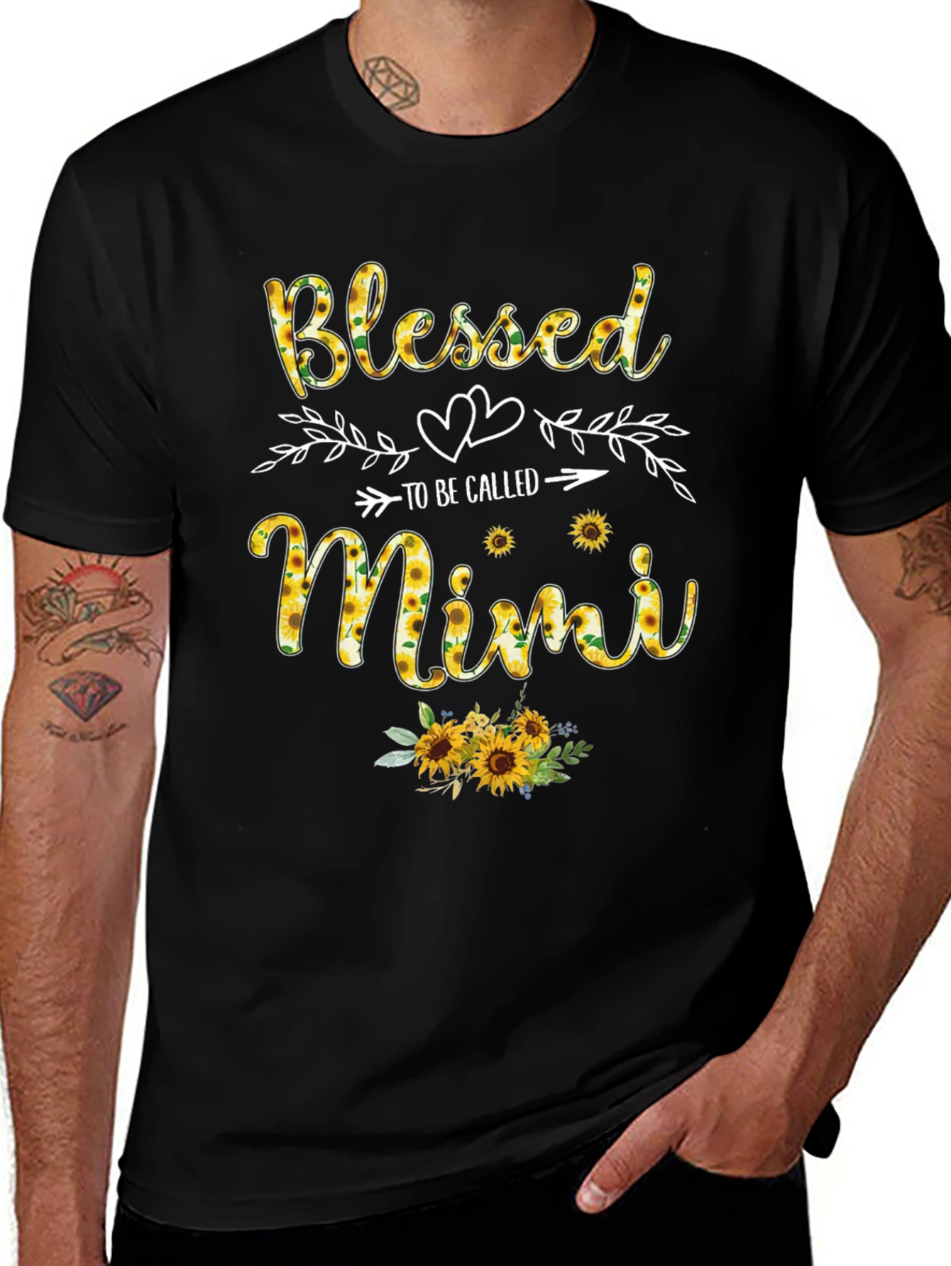 Variant 13 of Blessed To Be Called Mimi Sunflower T-Shirt