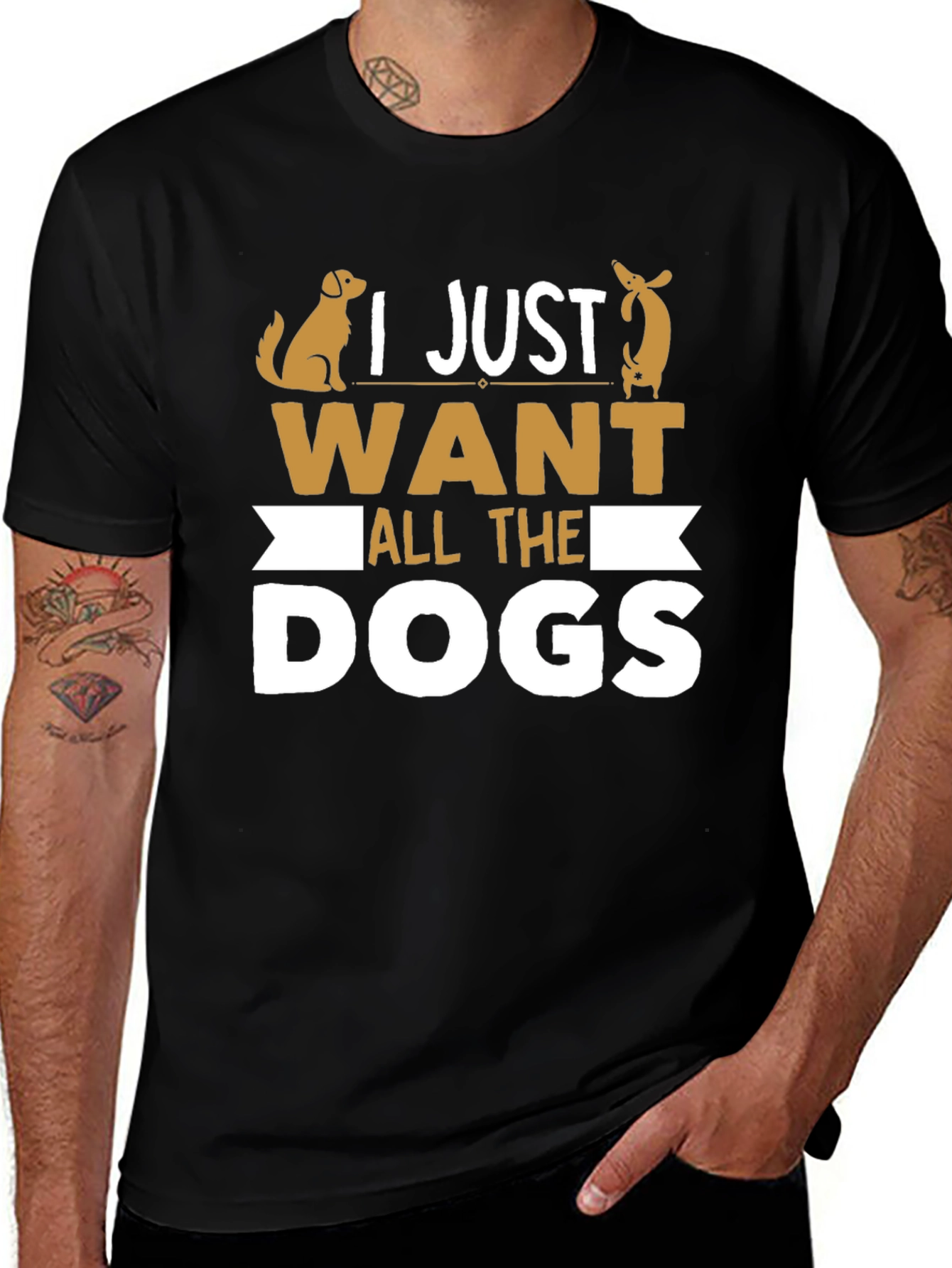 Variant 6 of I Just Want All The Dogs T-Shirt