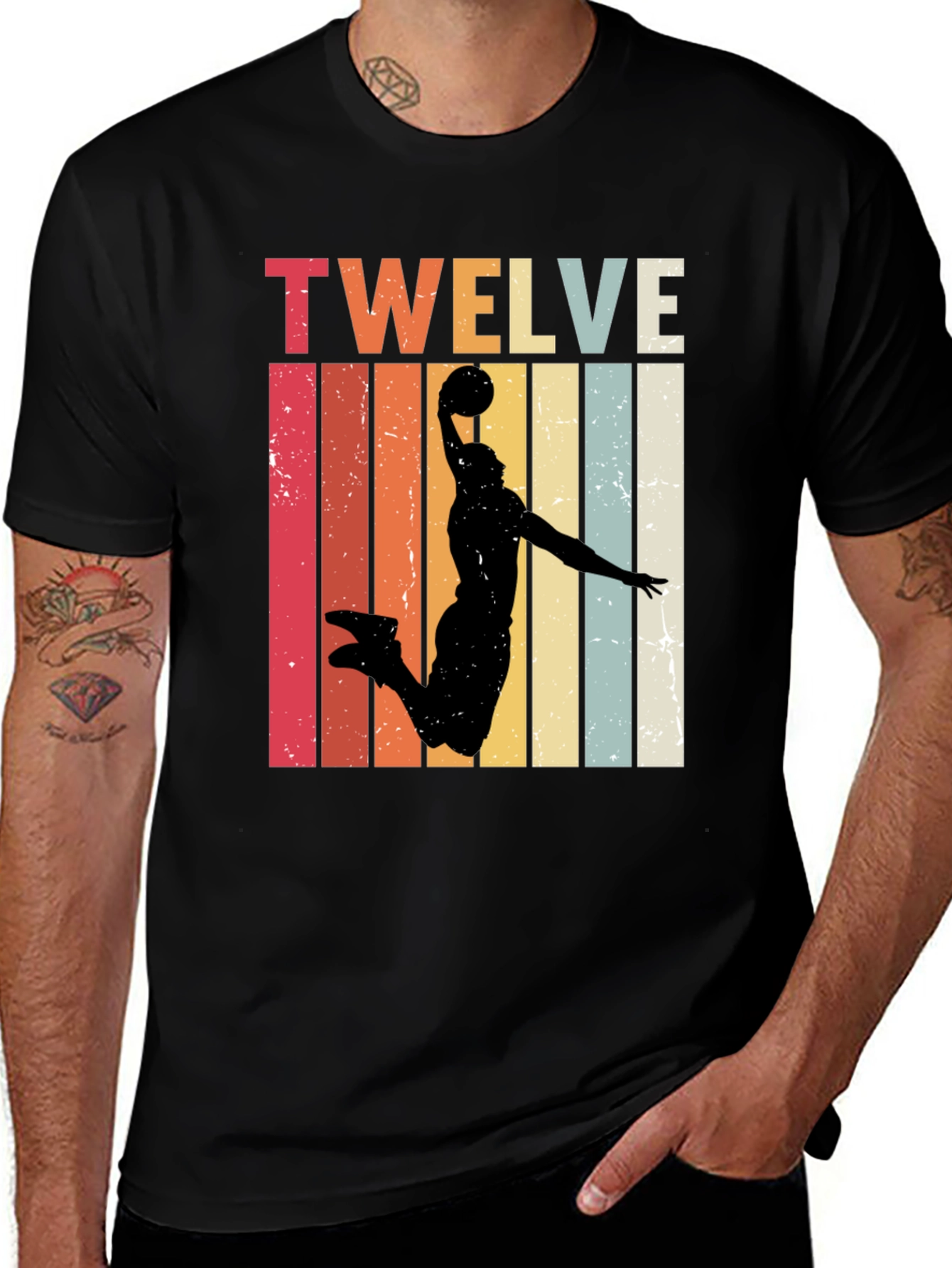 Variant 11 of Twelve Basketball T-Shirt