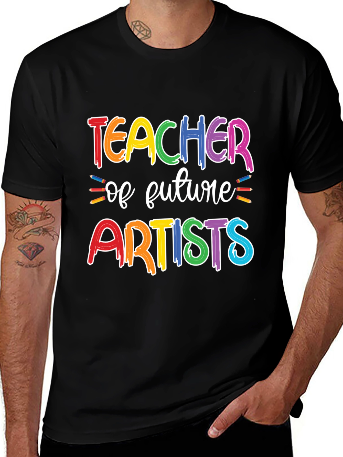 Variant 7 of Teacher of Future Artists Graphic Tee